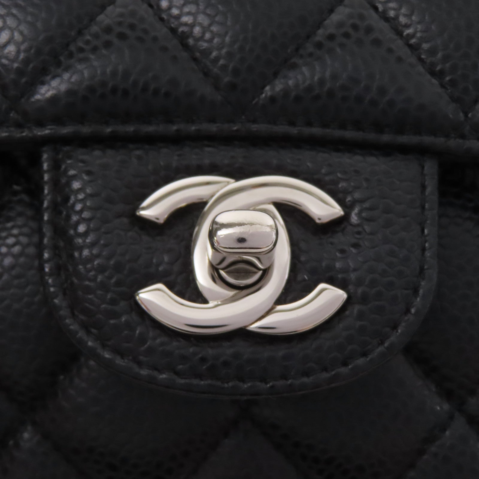 CHANEL 【激減優惠】牛皮皮革Classic 25銀扣鏈帶肩背袋
