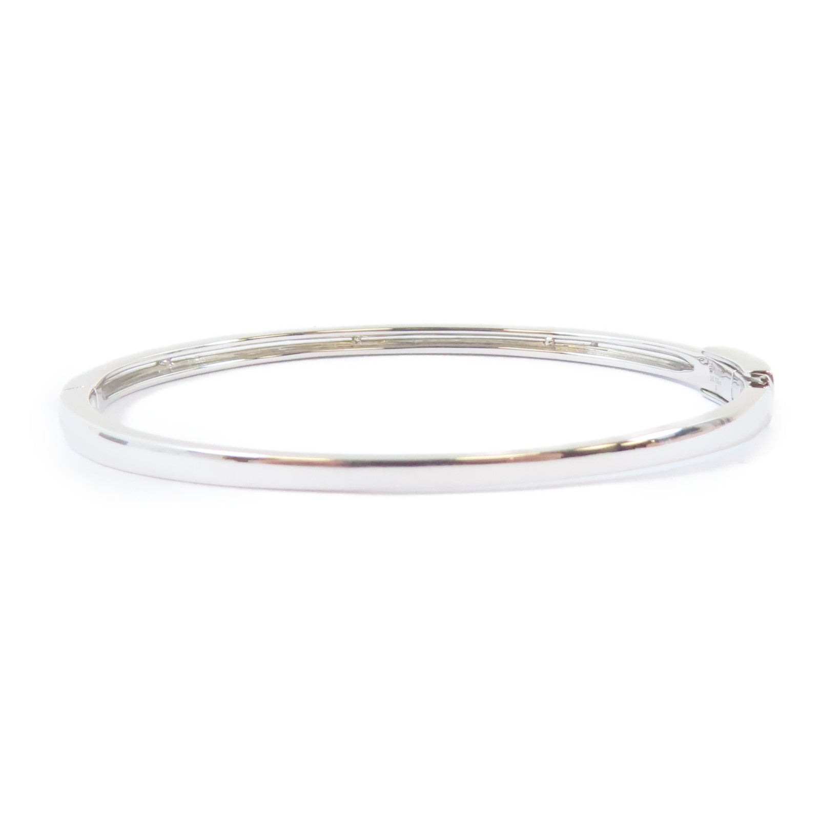 JEWELRY 18K白金Diamond Bangle 0.755ct鑽石手鐲#16.25cm