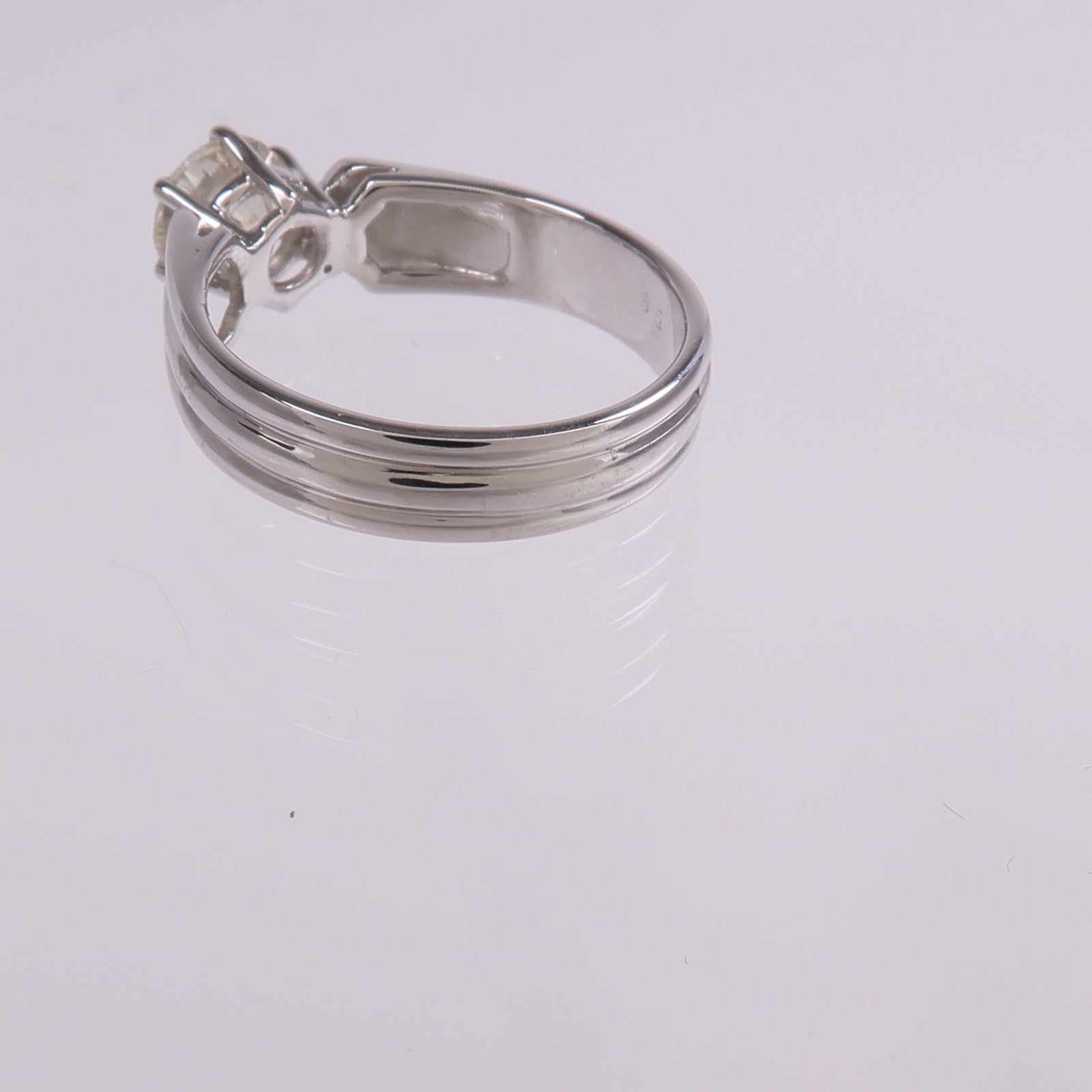 JEWELRY 【激減優惠】18K白金Diamond Ring鑽石戒指US#5.5