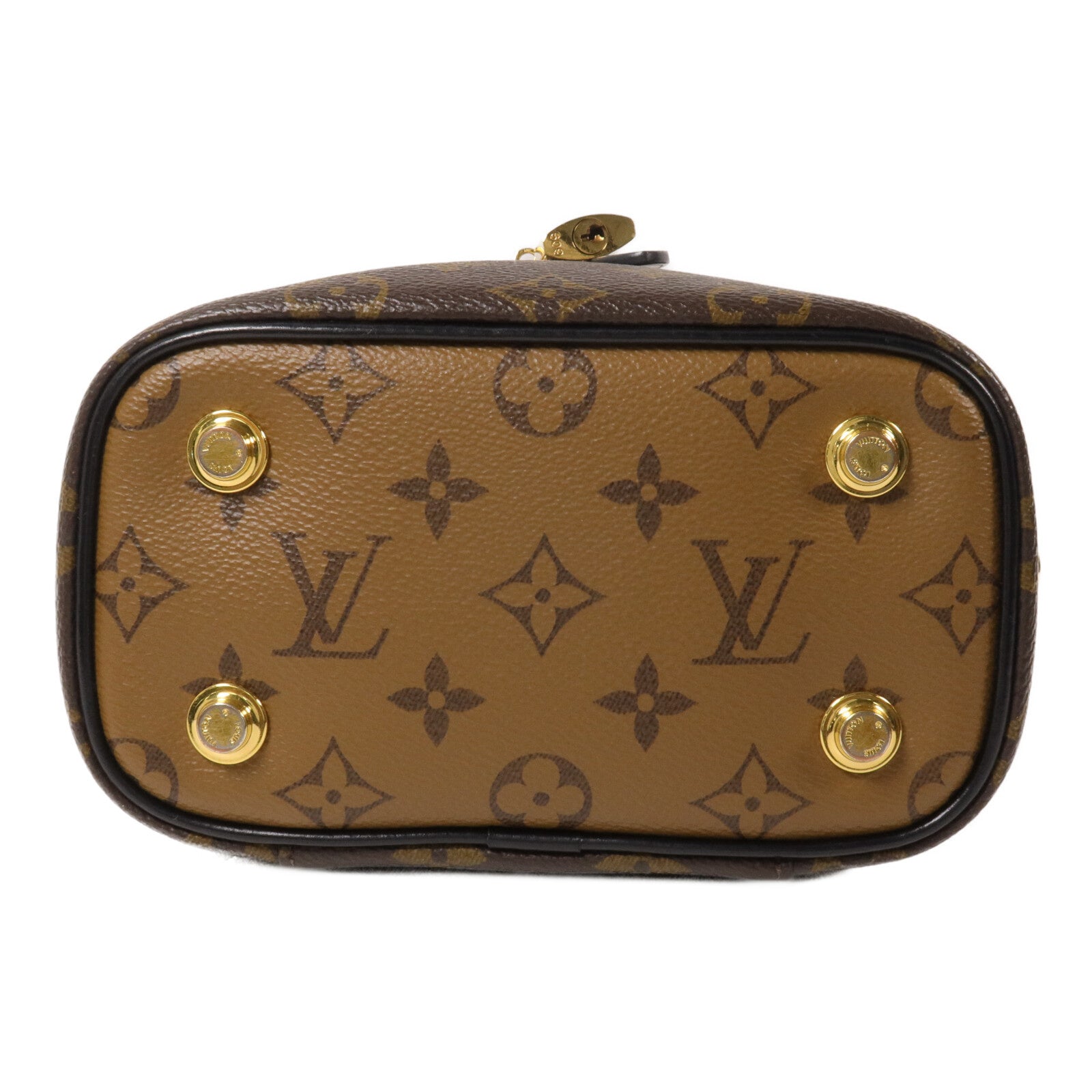 LOUIS VUITTON Monogram Reverse Vanity PM鏈帶手挽肩背兩用袋