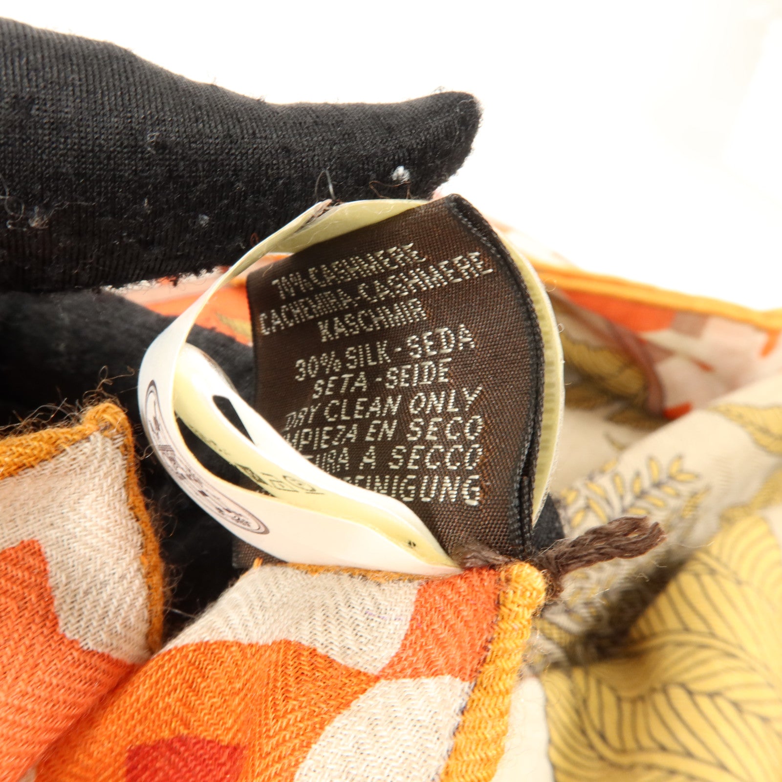 HERMES 羊絨/絲質Scarf 140X140絲巾