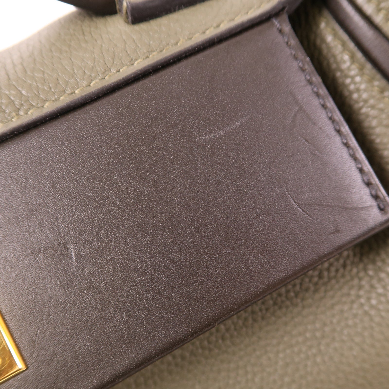 HERMES Clemence皮革24/24 29cm金扣手挽肩背兩用袋