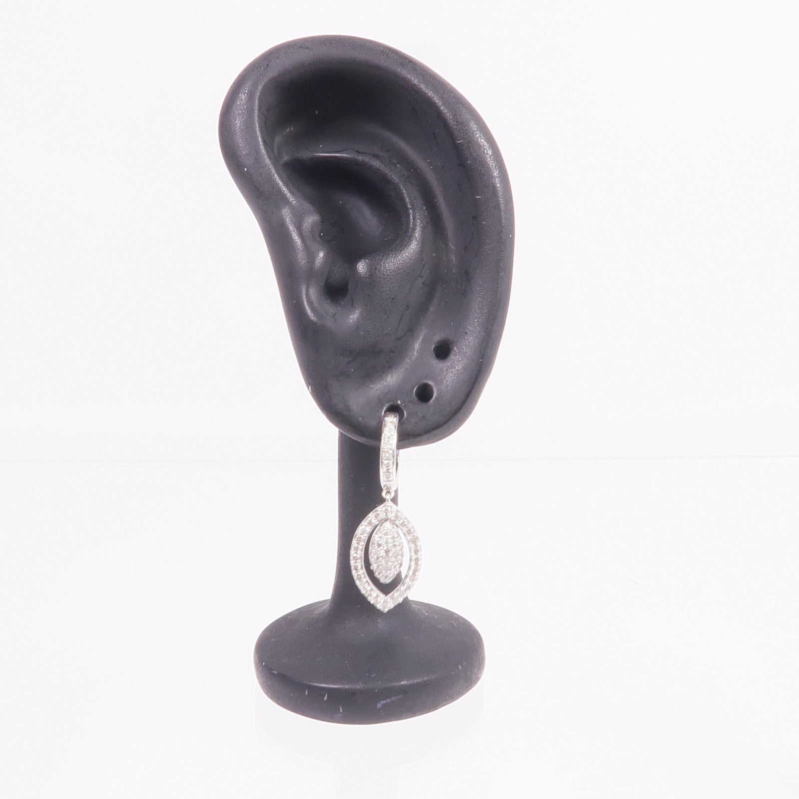 JEWELRY 18K白金Diamond Earrings鑽石耳環