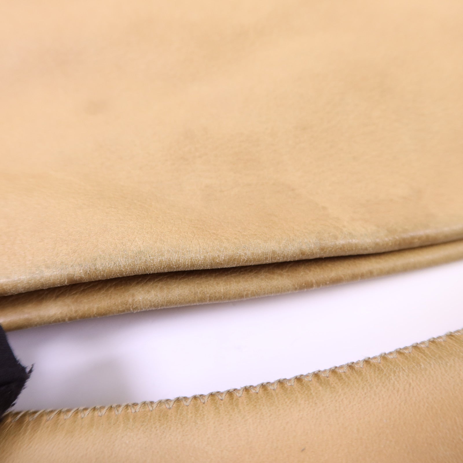 CHANEL 羊皮皮革Handbag金扣手挽袋