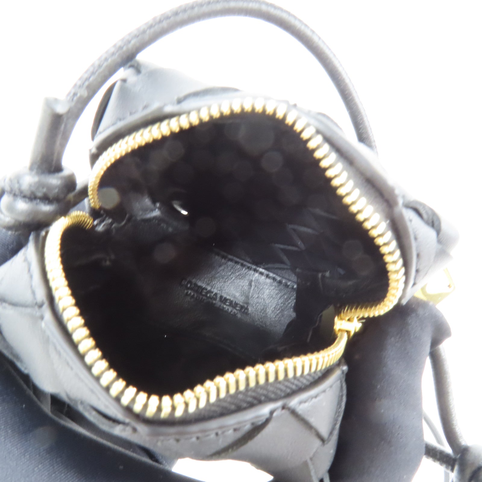 BOTTEGA VENETA 【激減優惠】羊皮皮革Micro Shoulder Bag金扣肩背袋