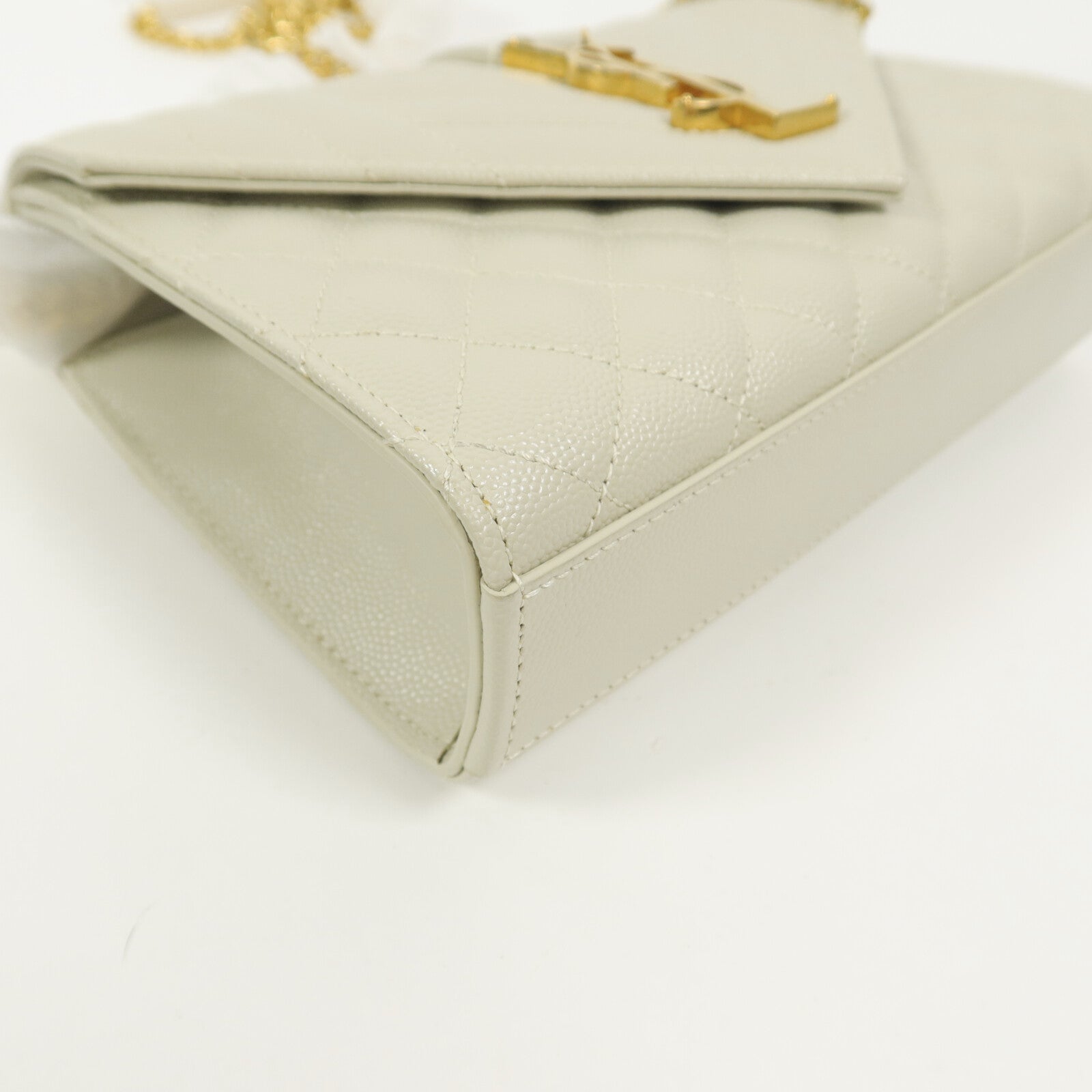 SAINT LAURENT 牛皮皮革Envelope Small鏈帶肩背袋