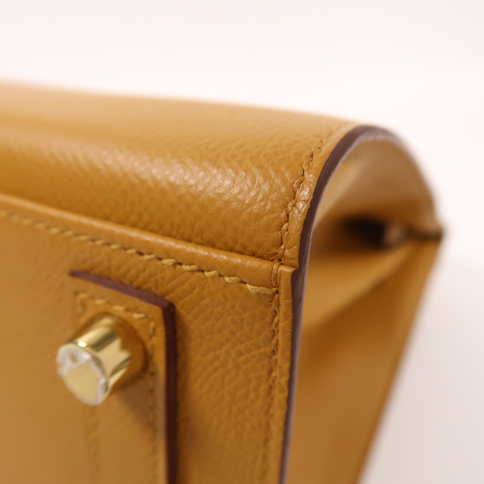 HERMES Epsom皮革Birkin 30金扣手挽袋Sesame