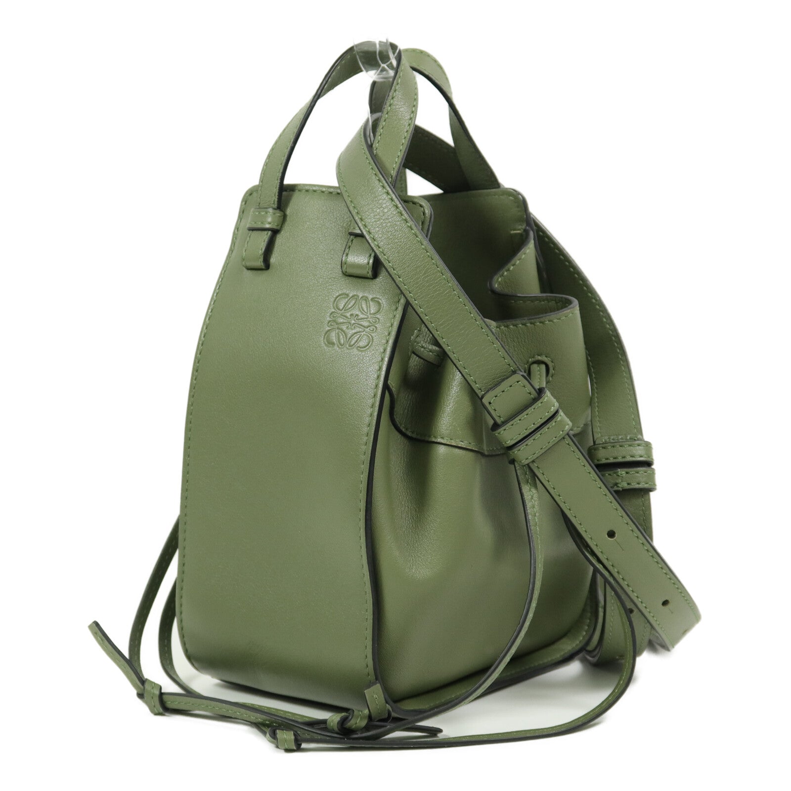 LOEWE 牛皮皮革Hammock Mini手挽肩背兩用袋