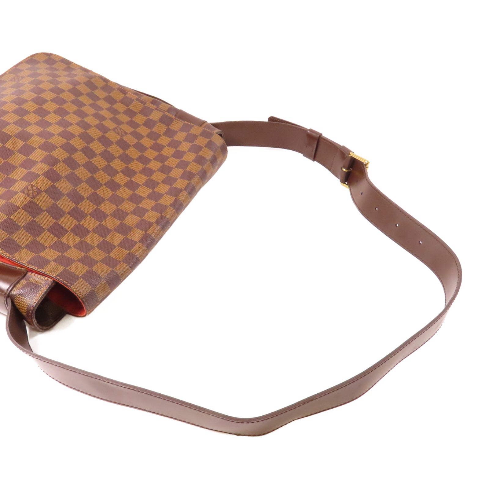 LOUIS VUITTON Damier Bastille Shoulder Bag金扣肩背袋啡色