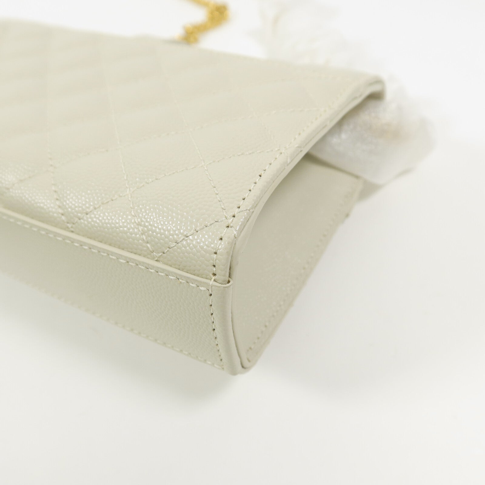 SAINT LAURENT 牛皮皮革Envelope Small鏈帶肩背袋