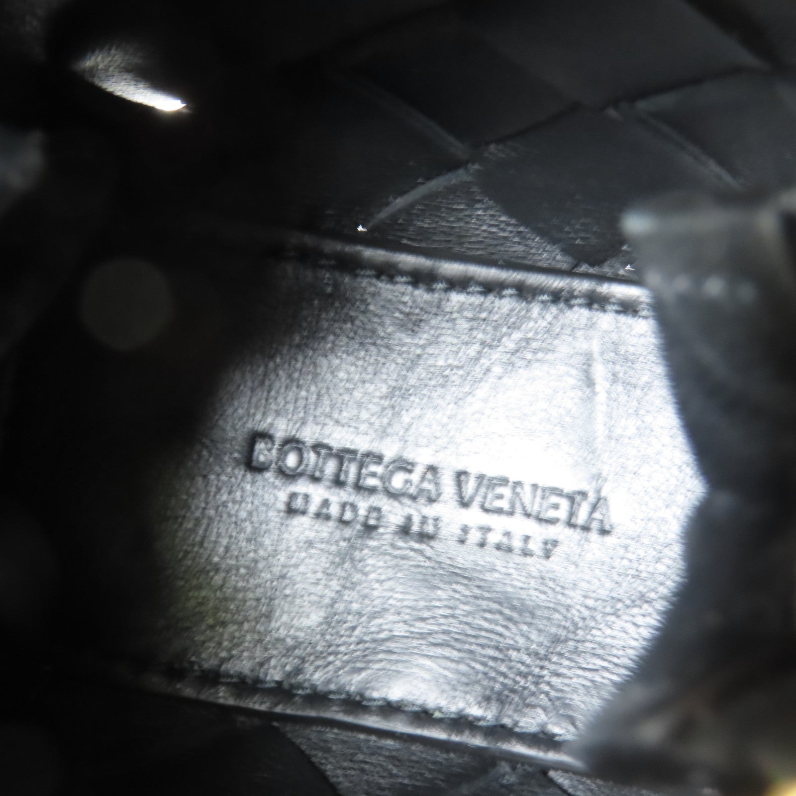 BOTTEGA VENETA 【激減優惠】羊皮皮革Micro Shoulder Bag金扣肩背袋