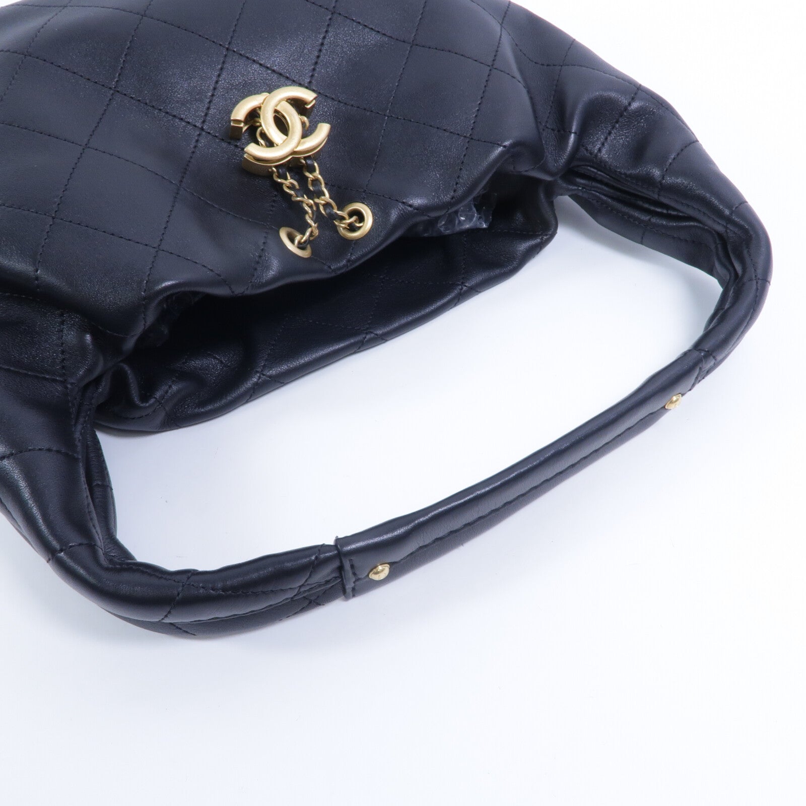 CHANEL 牛皮皮革Hobo Small手挽袋