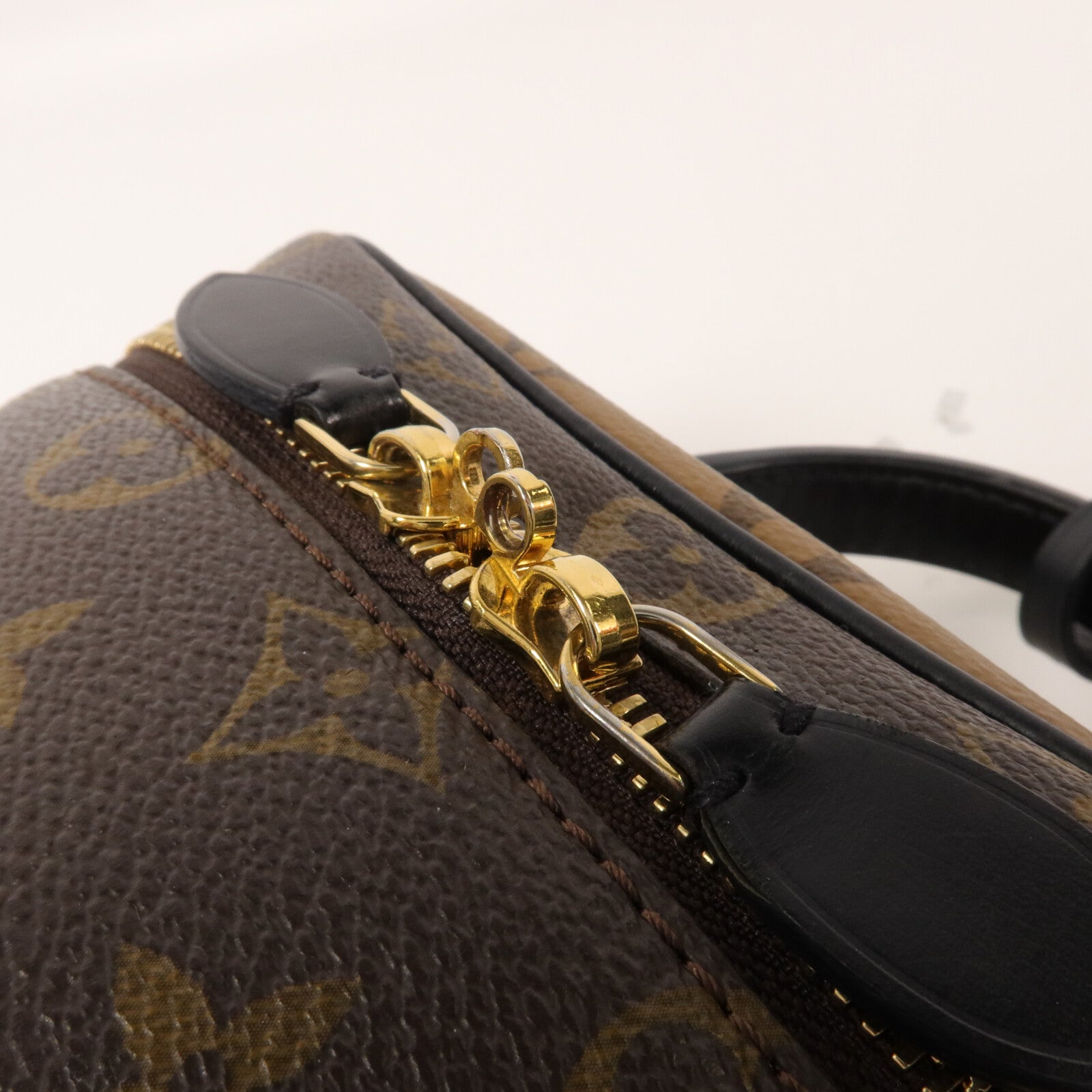 LOUIS VUITTON Monogram Reverse Vanity PM鏈帶手挽肩背兩用袋