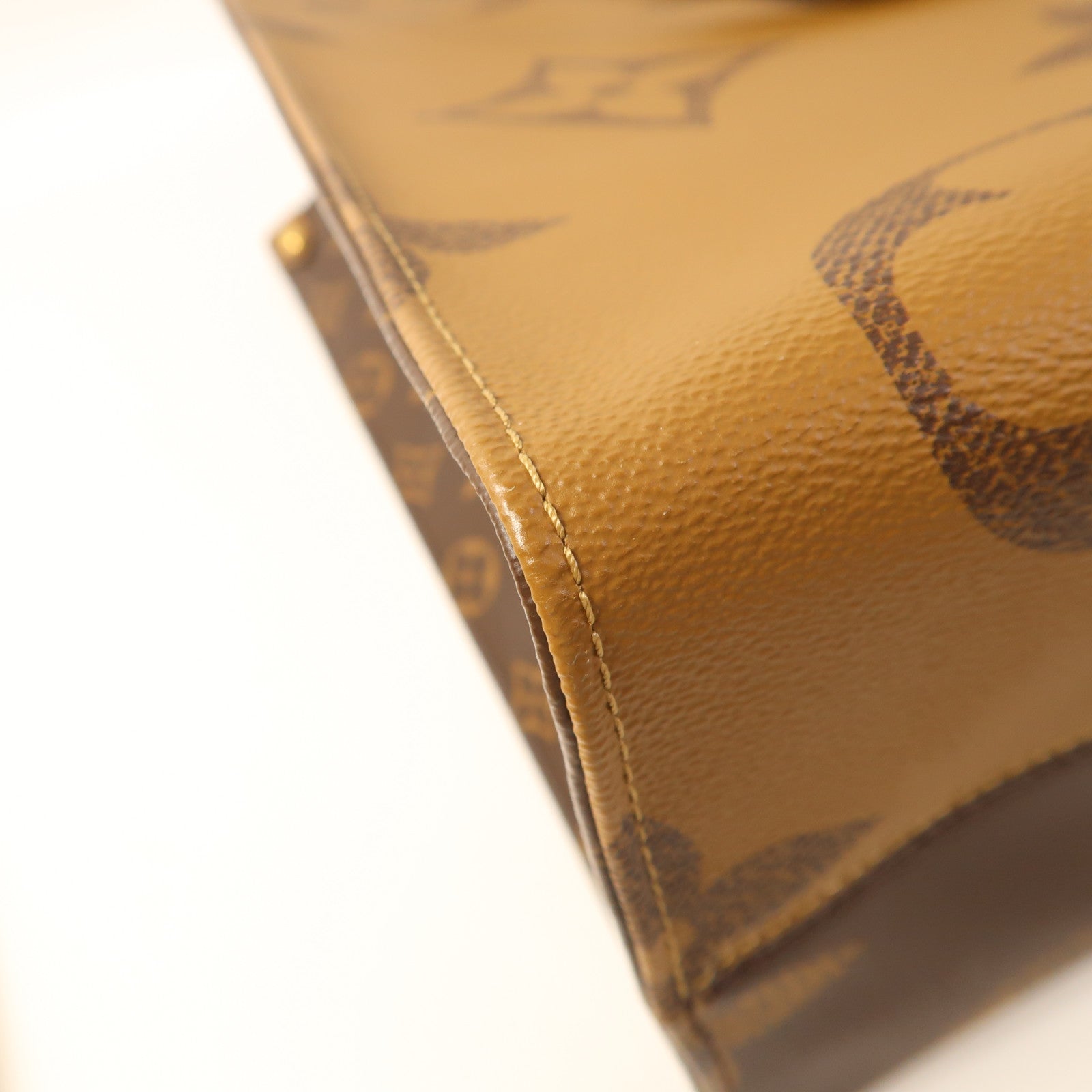 LOUIS VUITTON LV GHW On The Go GM 2 Way Bag M44576 Monogram Giant Reverse Brown