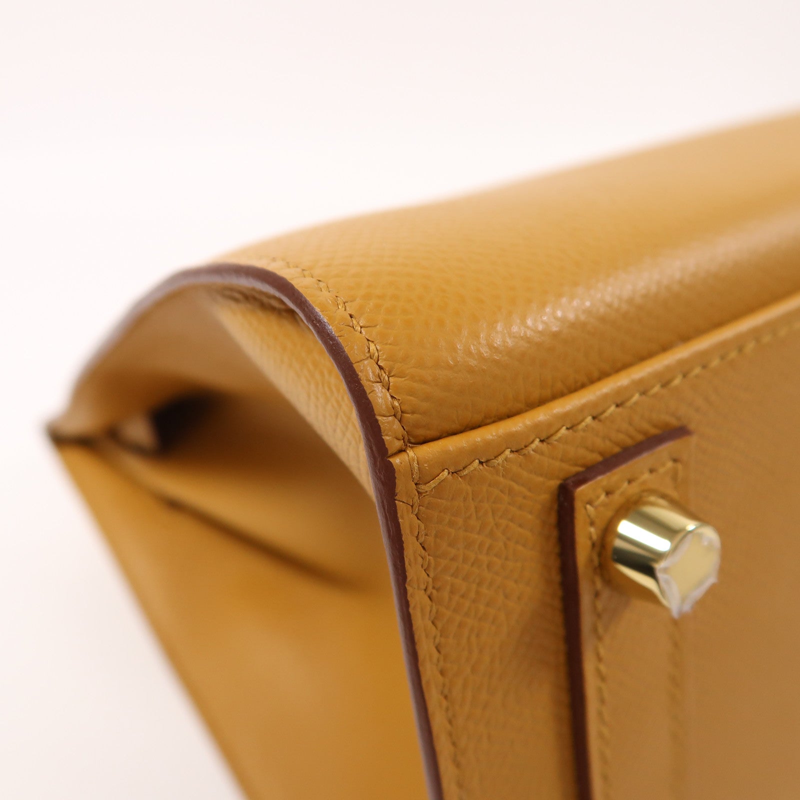 HERMES Epsom皮革Birkin 30金扣手挽袋Sesame