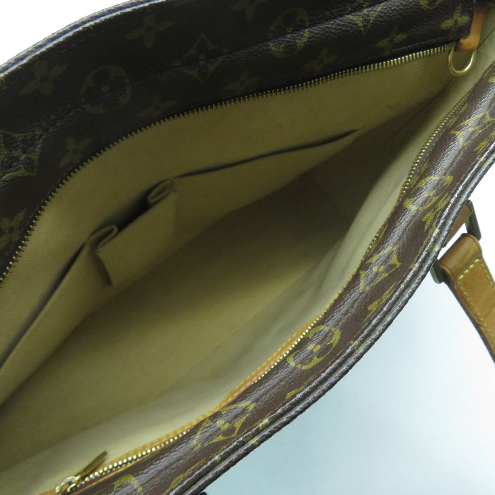 LOUIS VUITTON 【激減優惠】Monogram Luco Tote Bag金扣手挽袋啡色