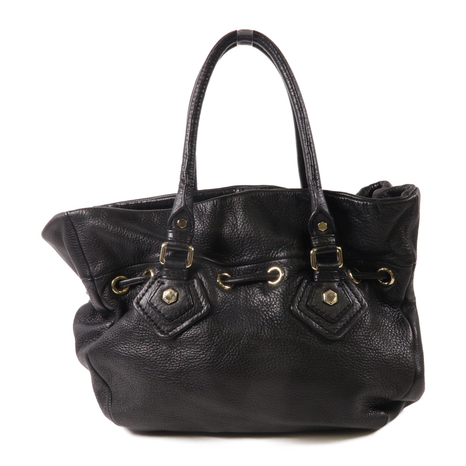 MARC BY MARC JACOBS 牛皮皮革Shoulder Bag銀扣手挽肩背兩用袋