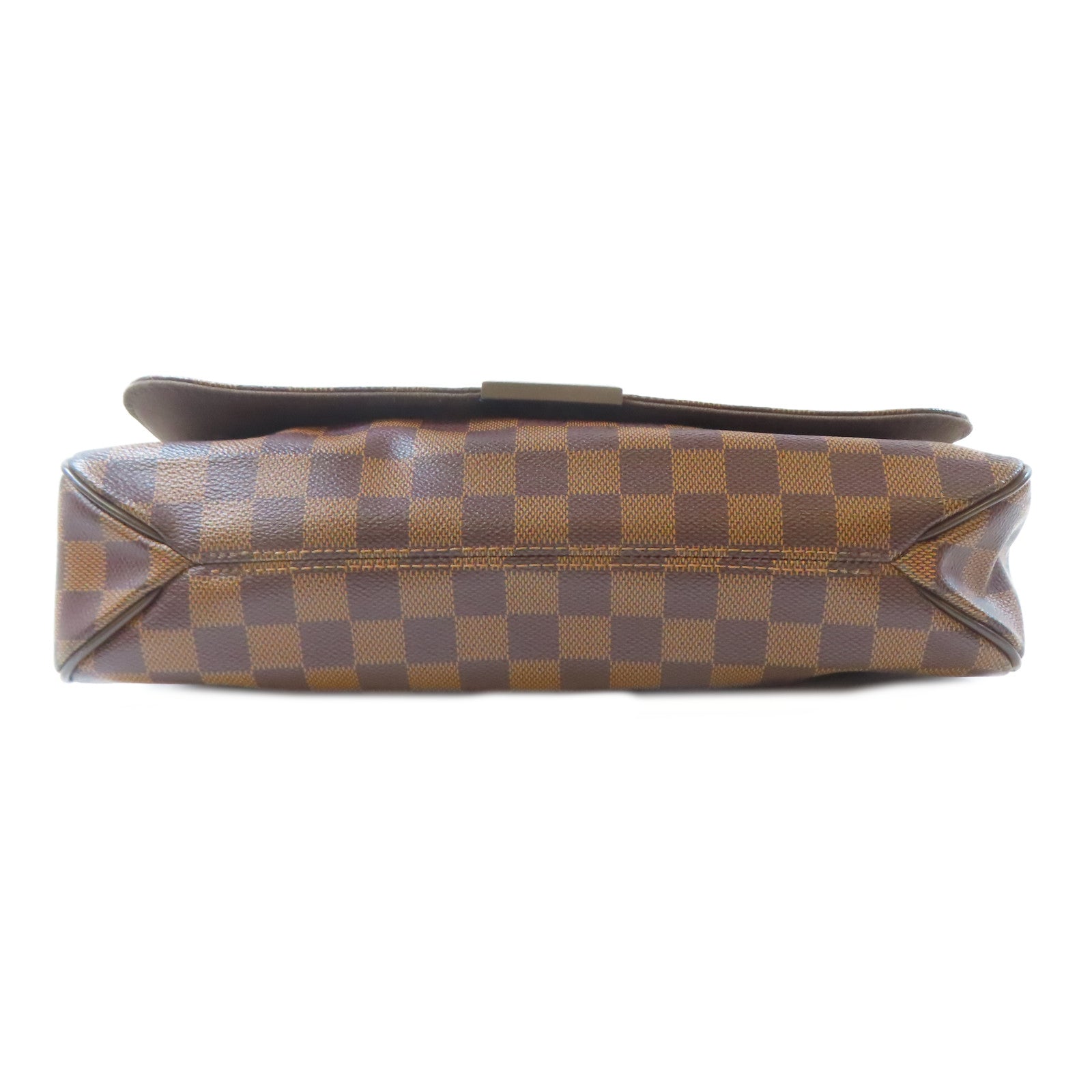 LOUIS VUITTON Damier Ebene District MM金扣肩背袋啡色