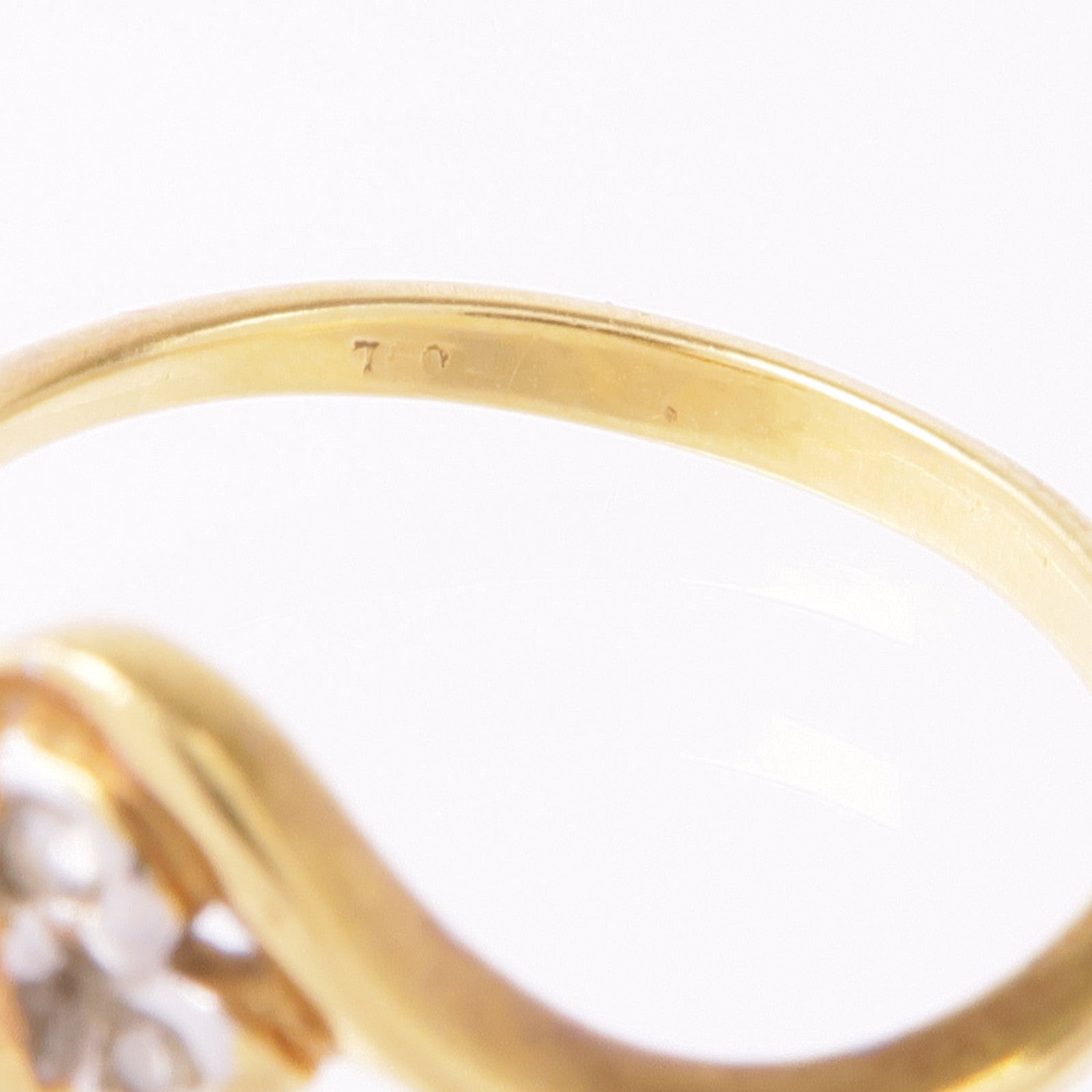 JEWELRY 18K黃金/白金Ruby Diamond Ring紅寶石鑽石戒指US#6.75