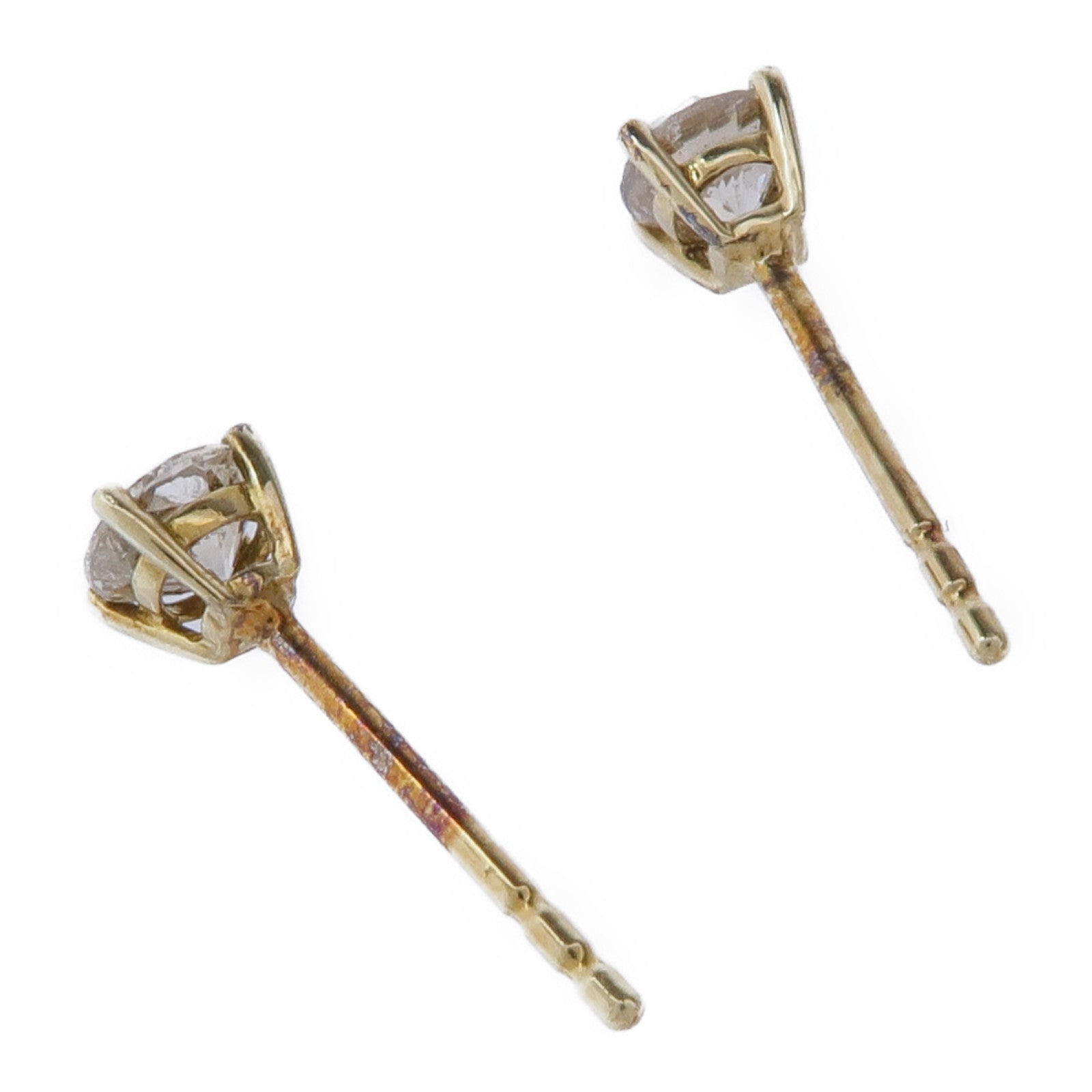 JEWELRY 14K黃金Diamond Earrings鑽石耳環