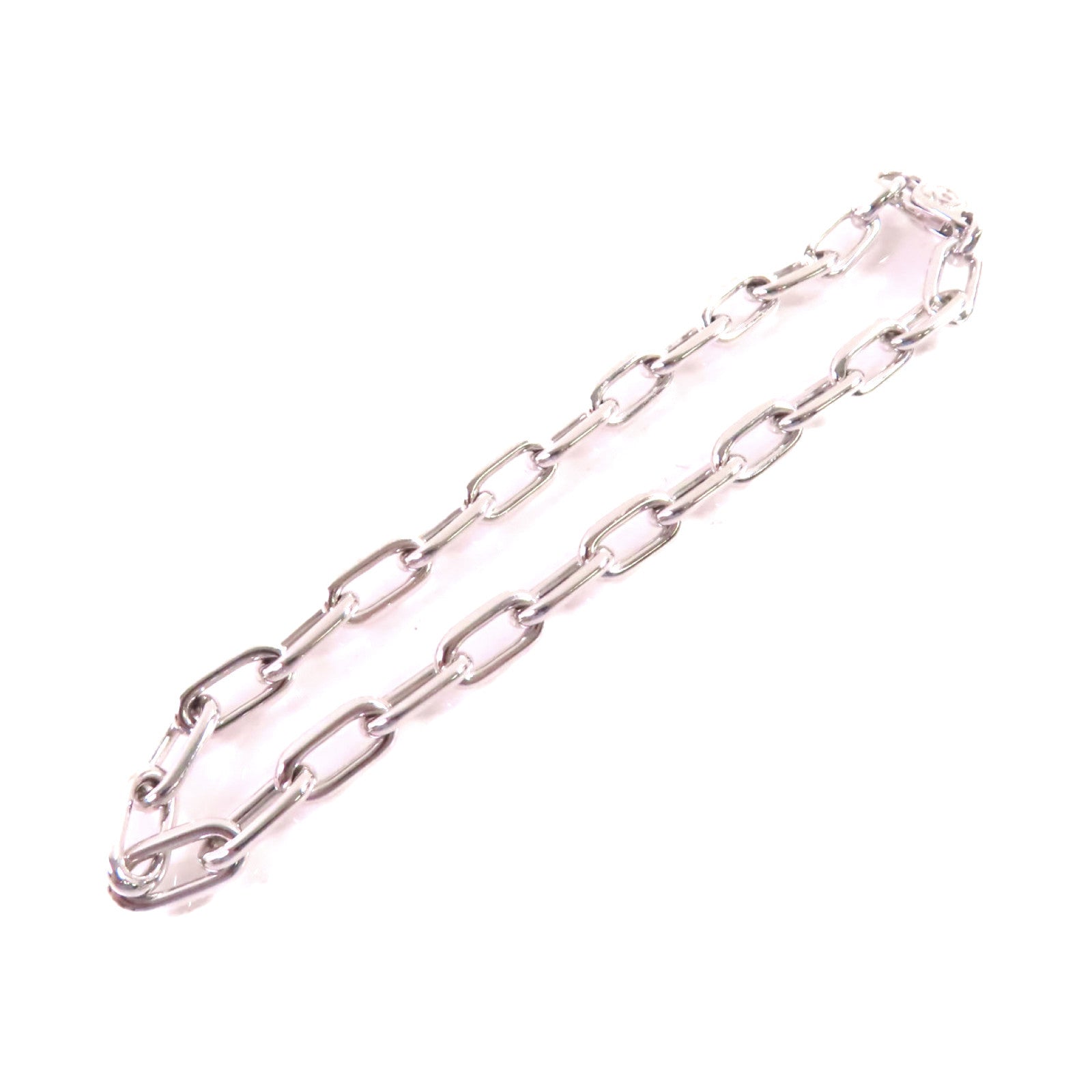 CARTIER 18K白金Spartcus Forcht Chain Bracelet銀扣手鏈