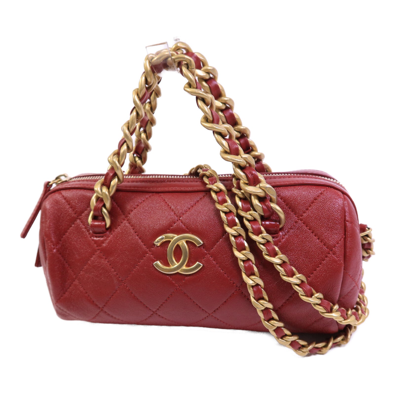 CHANEL 牛皮皮革2 Way Chain Shoulder Bag肩背袋