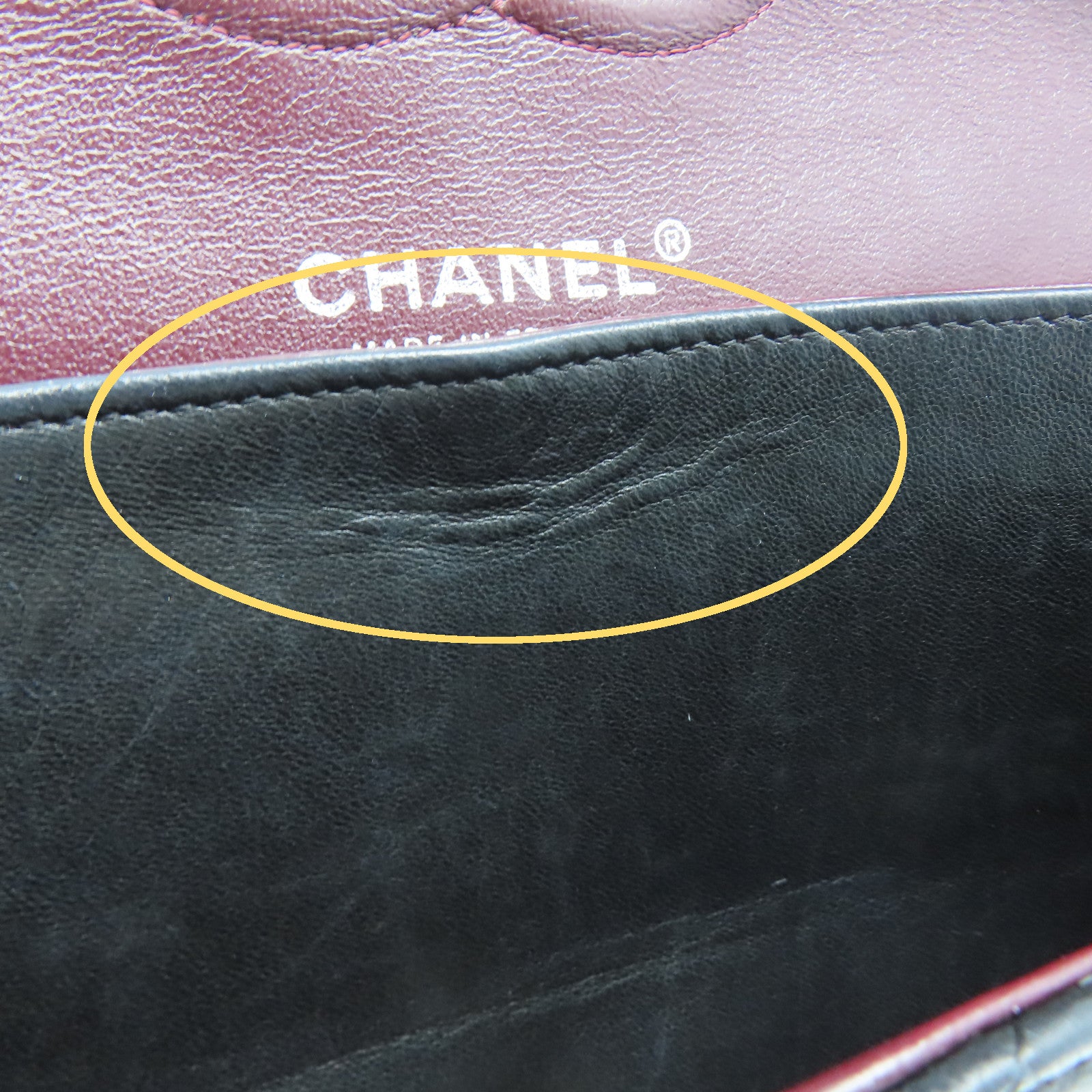 CHANEL 【清倉大減價】菱格羊皮皮革Classic銀扣鏈帶肩背袋黑色