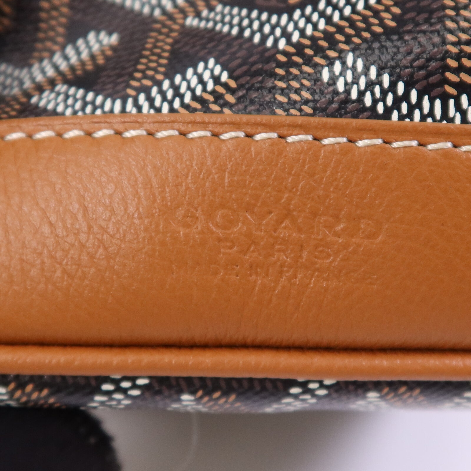 GOYARD 塗層帆布Petit Flot Bucket銀扣肩背袋