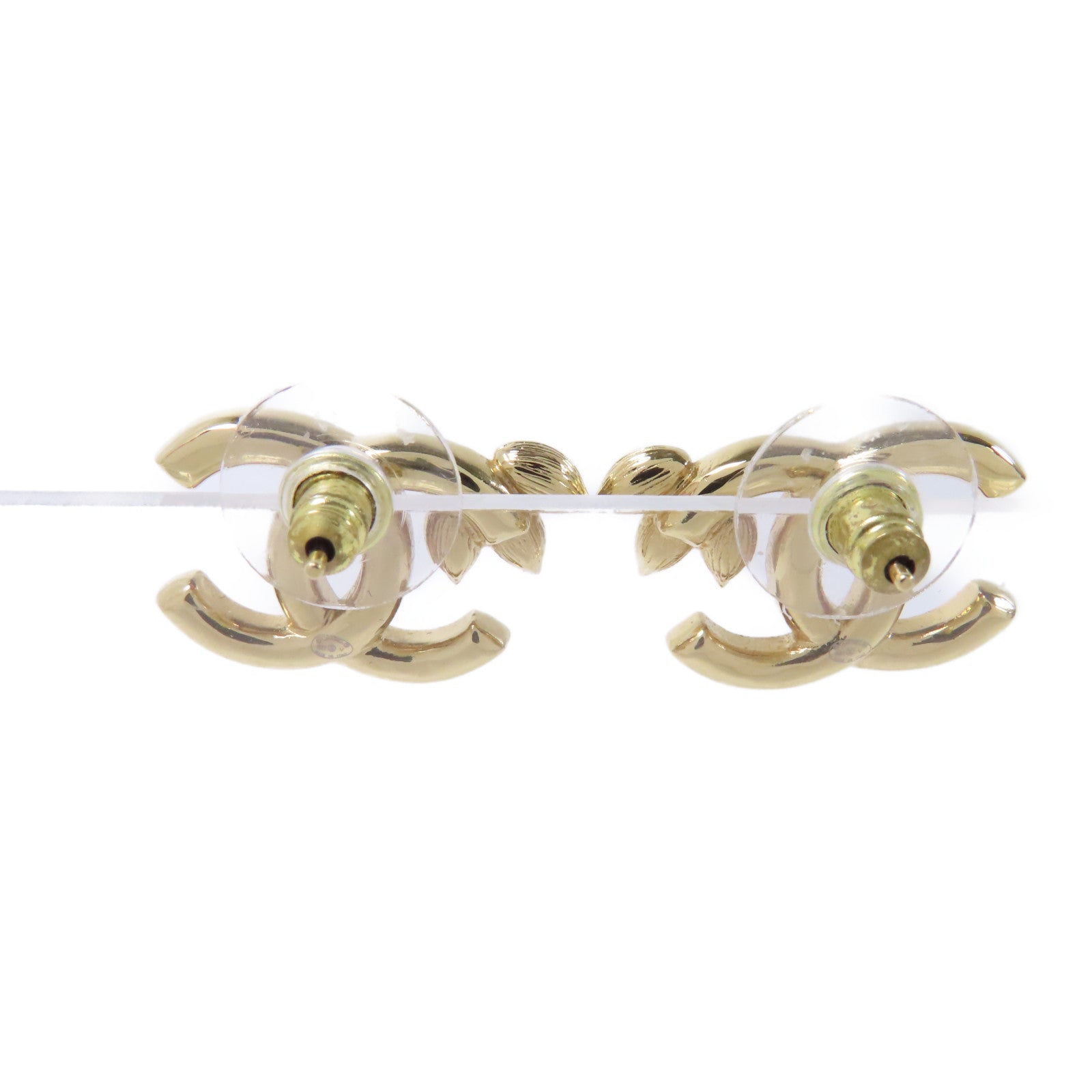 CHANEL 金屬Earrings耳環金色
