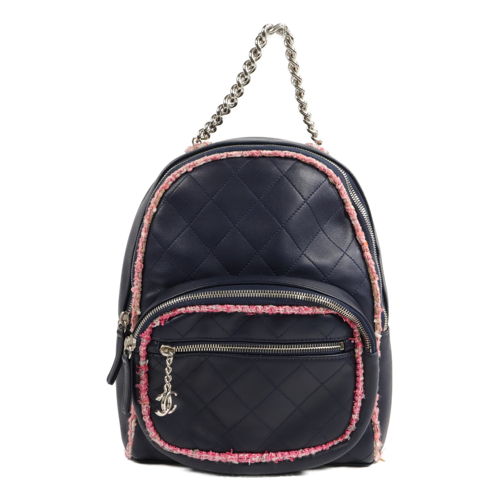 CHANEL 牛皮皮革Backpack肩背袋