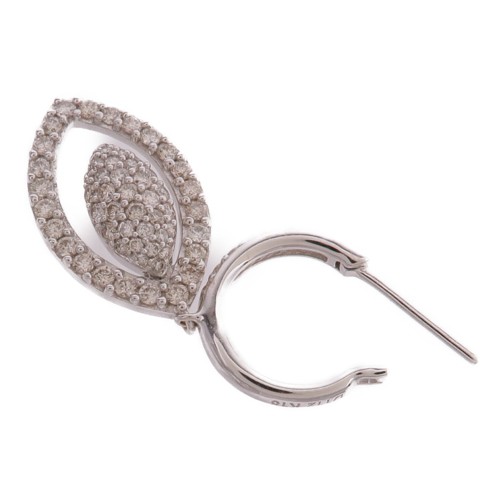 JEWELRY 18K白金Diamond Earrings鑽石耳環