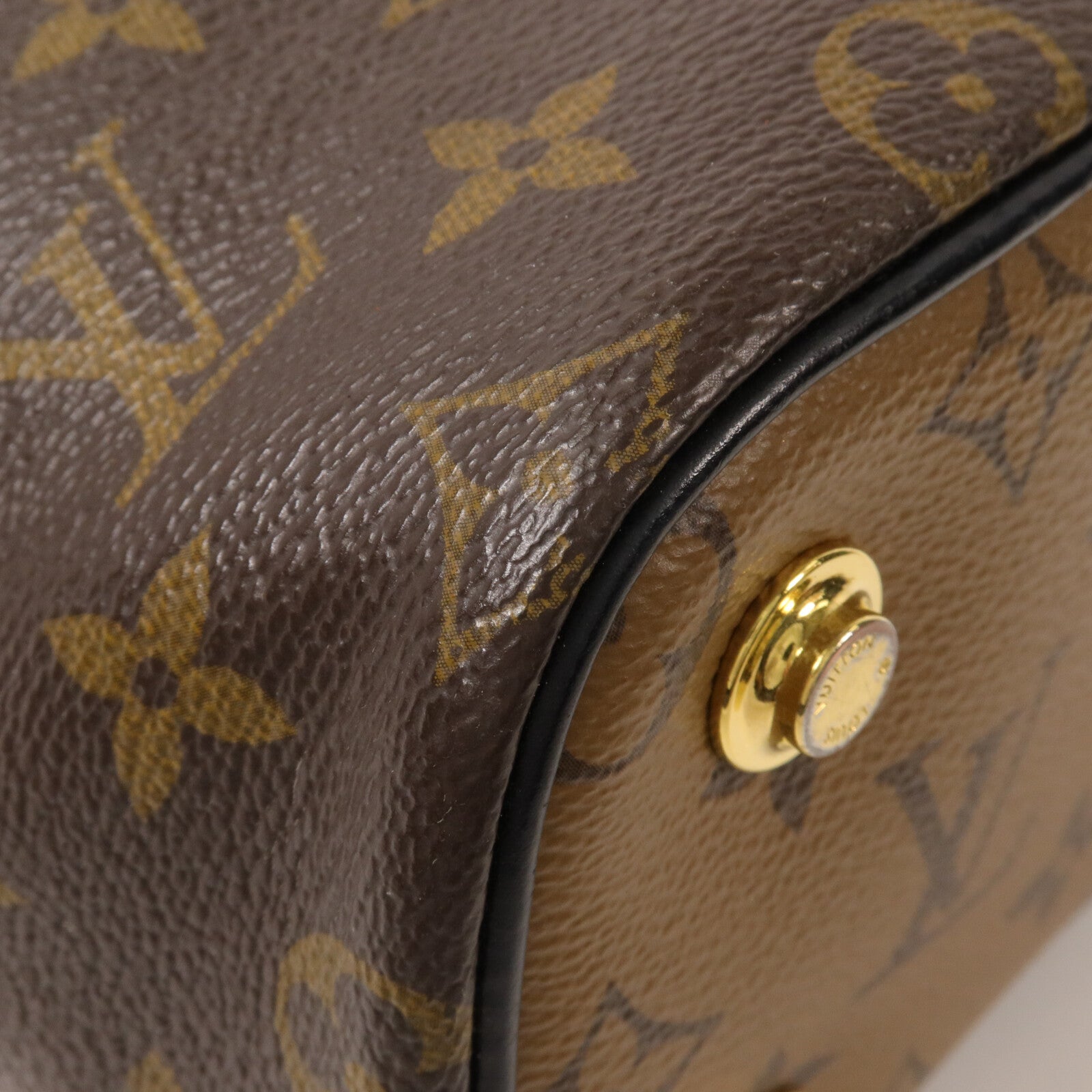 LOUIS VUITTON Monogram Reverse Vanity PM鏈帶手挽肩背兩用袋
