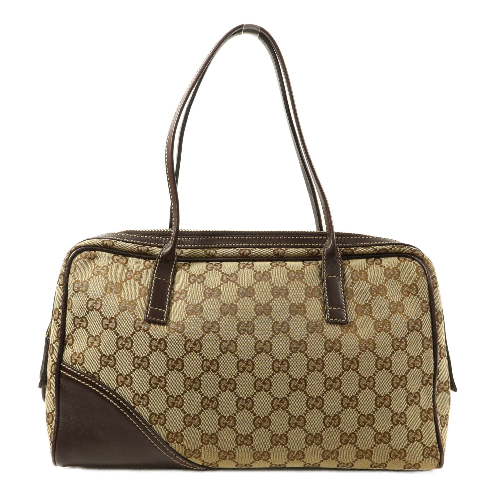 GUCCI 帆布Boston GG手挽袋
