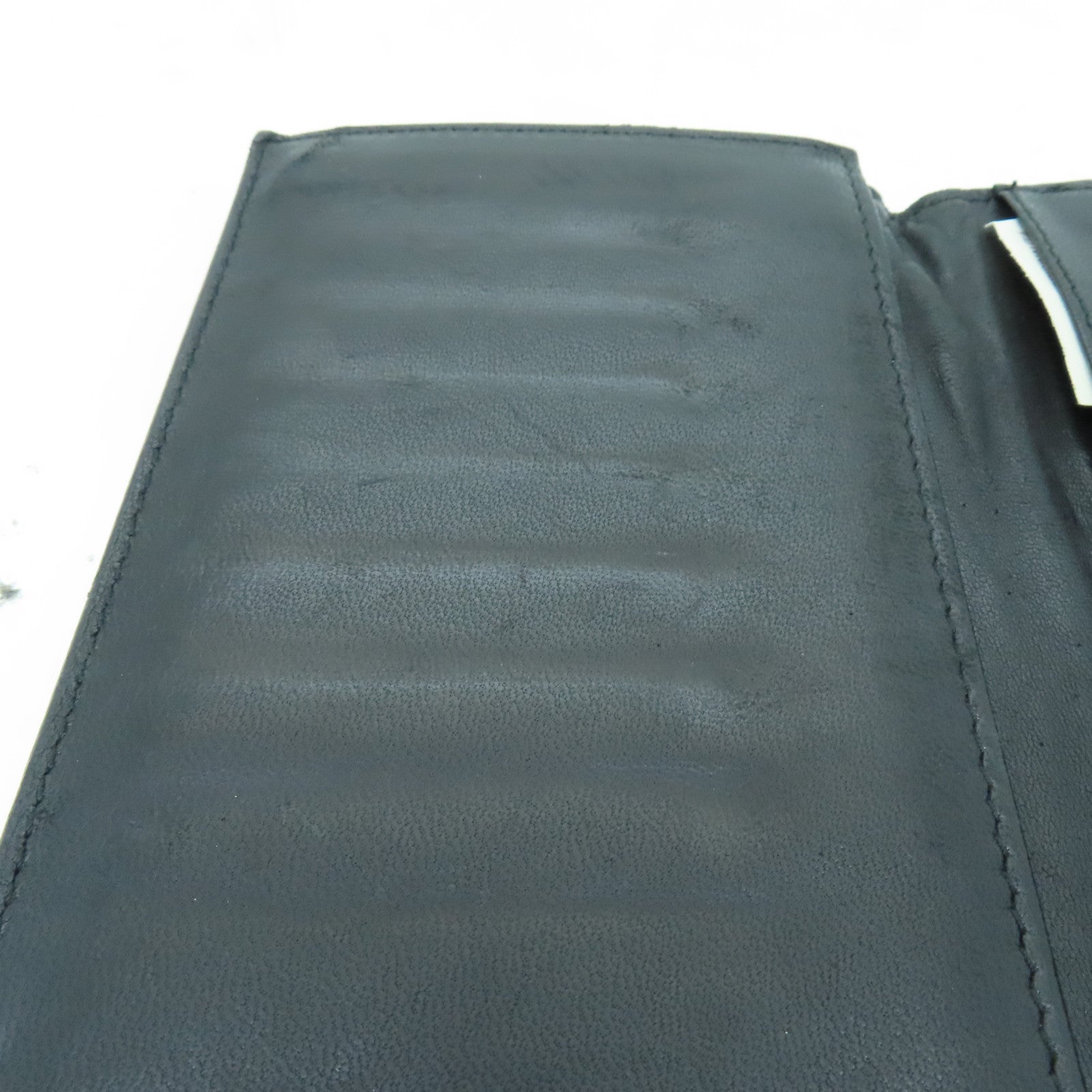 BOTTEGA VENETA 【激減優惠】皮革Wallet銀扣長錢包黑色