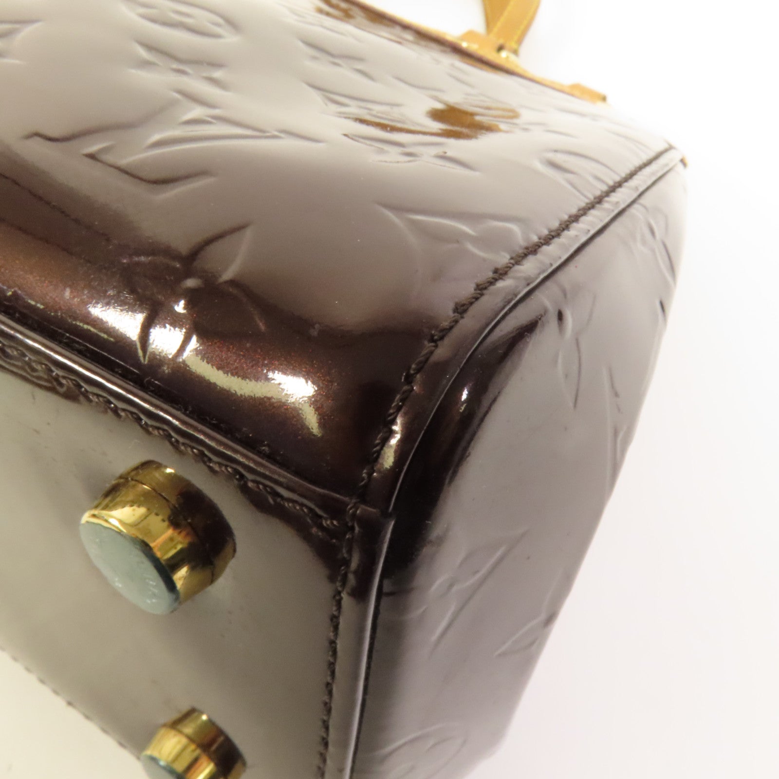 LOUIS VUITTON Monogram Vernis Brea GM金扣手挽肩背兩用袋