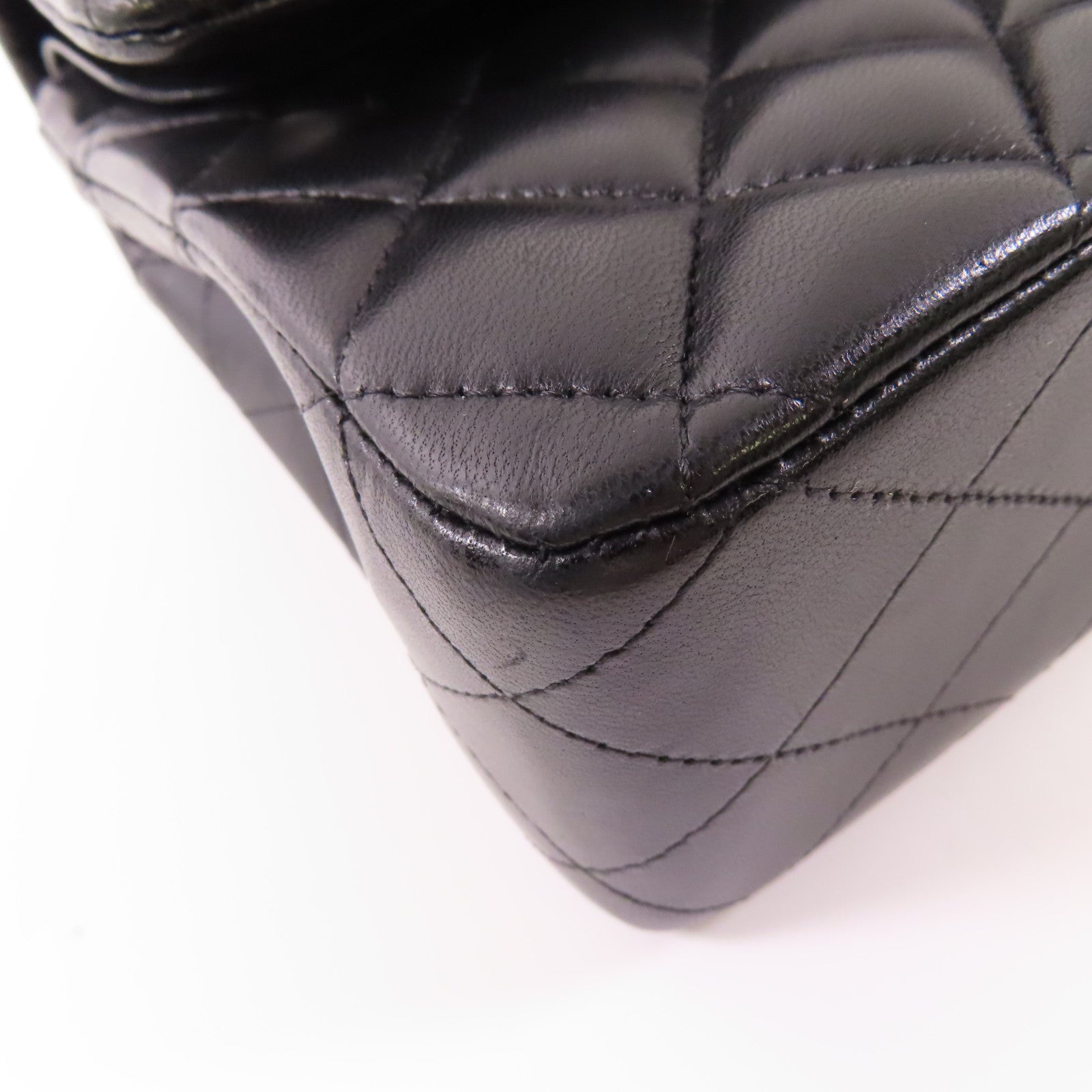 CHANEL 羊皮皮革Classic 25金扣鏈帶肩背袋