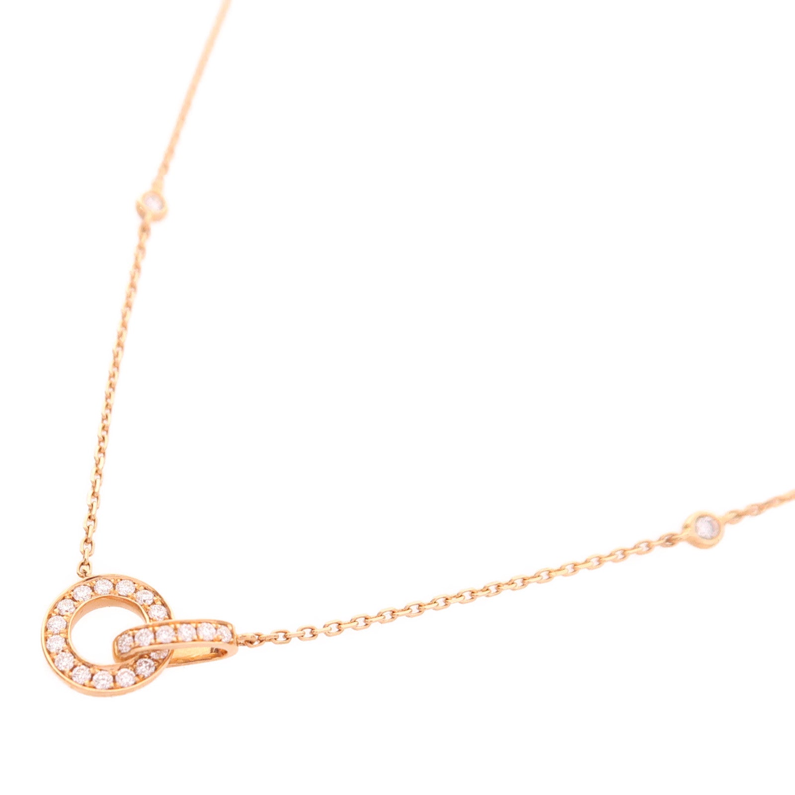 JEWELRY 18K玫瑰金/鑽石Diamond項鍊