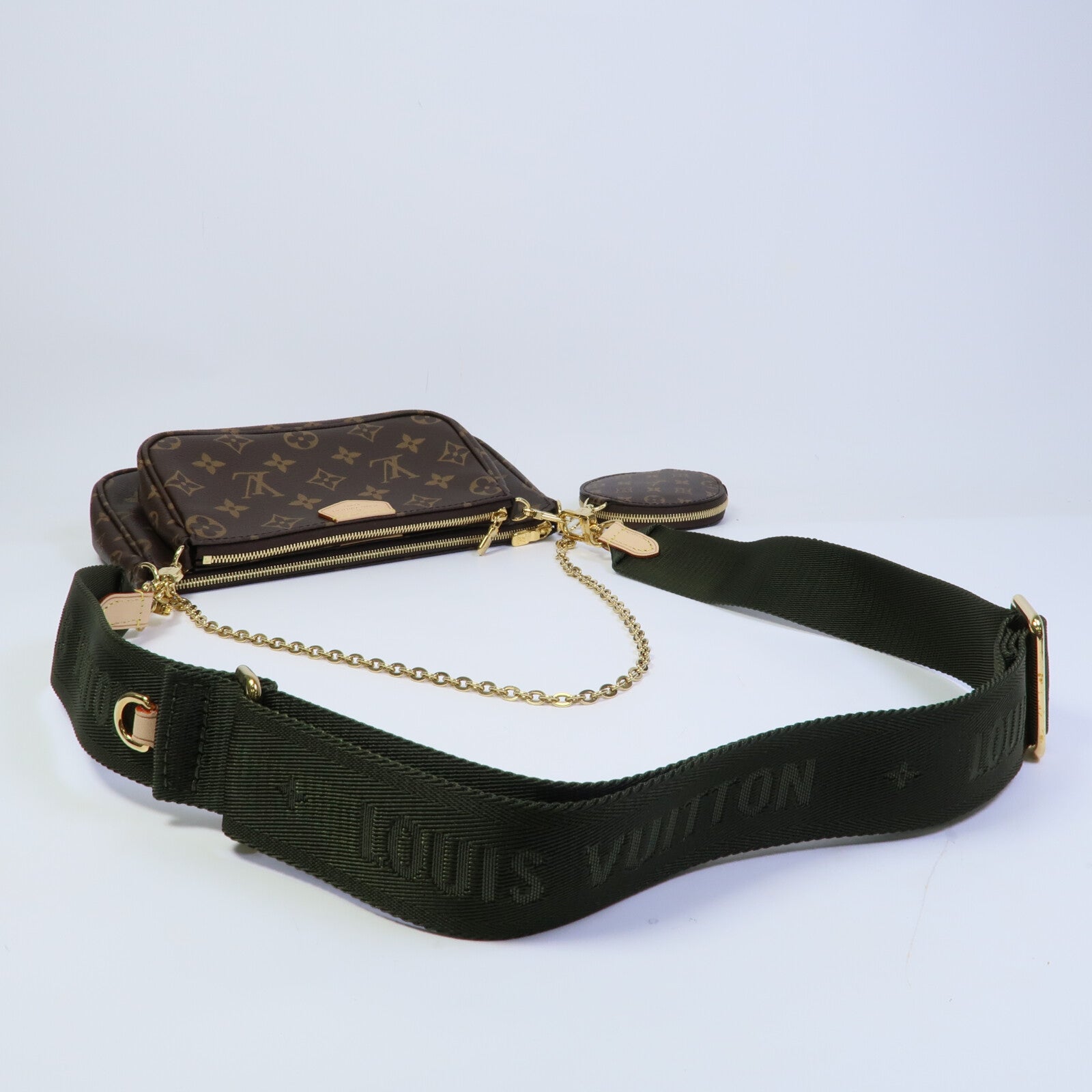 LOUIS VUITTON Monogram Multi Pochette Accessoires手挽肩背兩用袋
