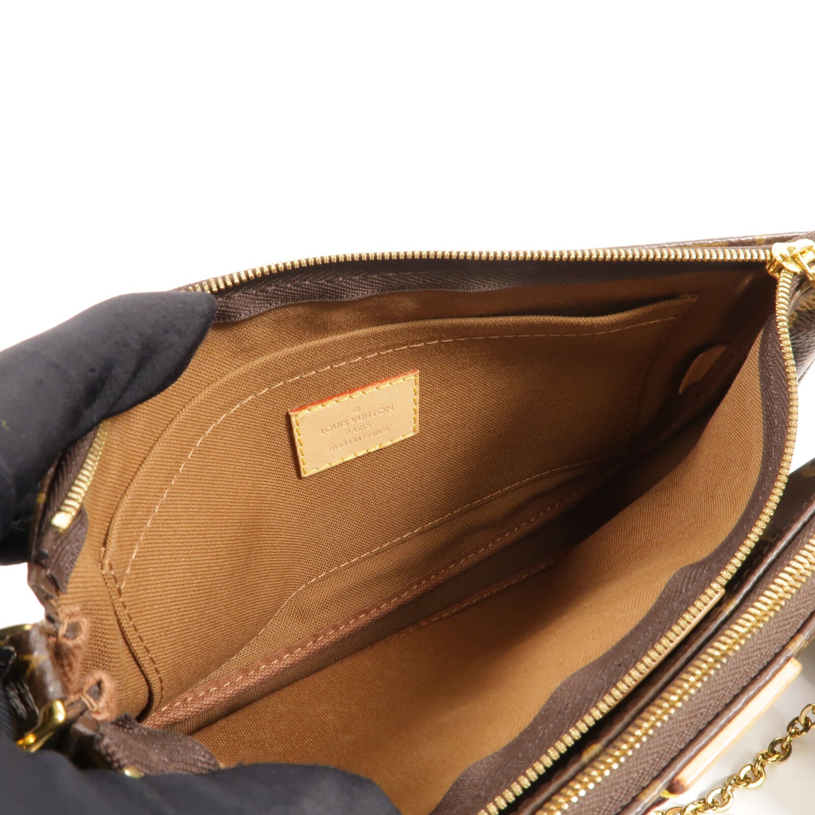 LOUIS VUITTON Monogram Multi Pochette Accessoires金扣肩背袋