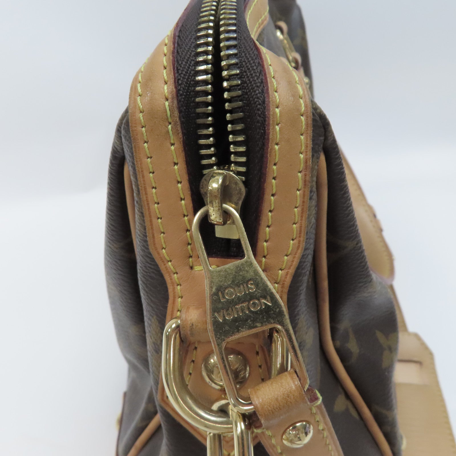 LOUIS VUITTON Monogram Retiro PM金扣手挽肩背兩用袋啡色