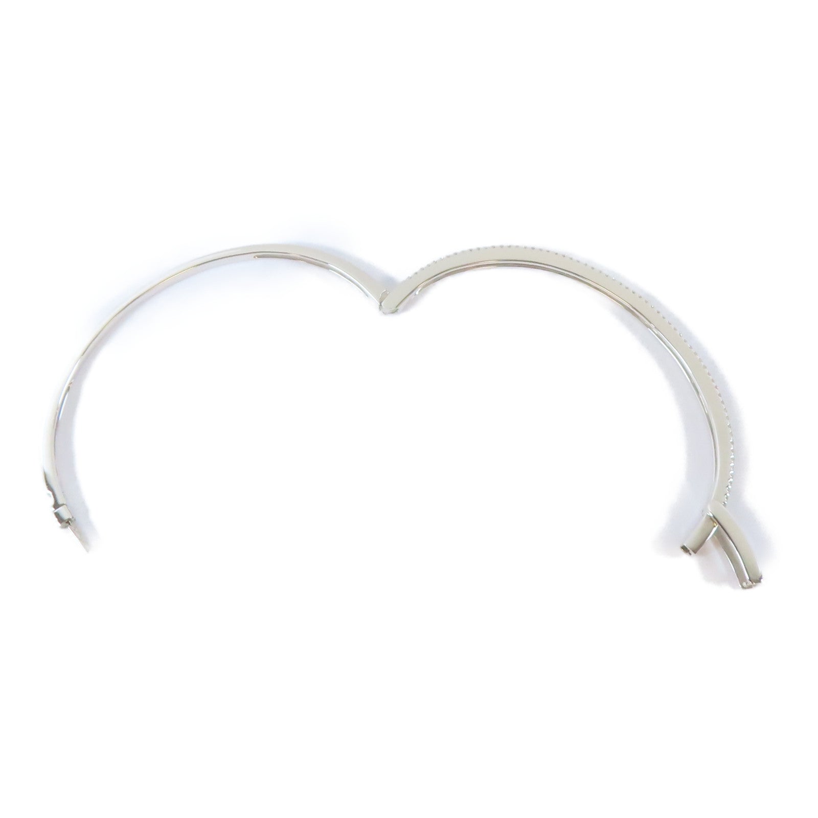 JEWELRY 18K白金Diamond Bangle 0.755ct鑽石手鐲#16.25cm