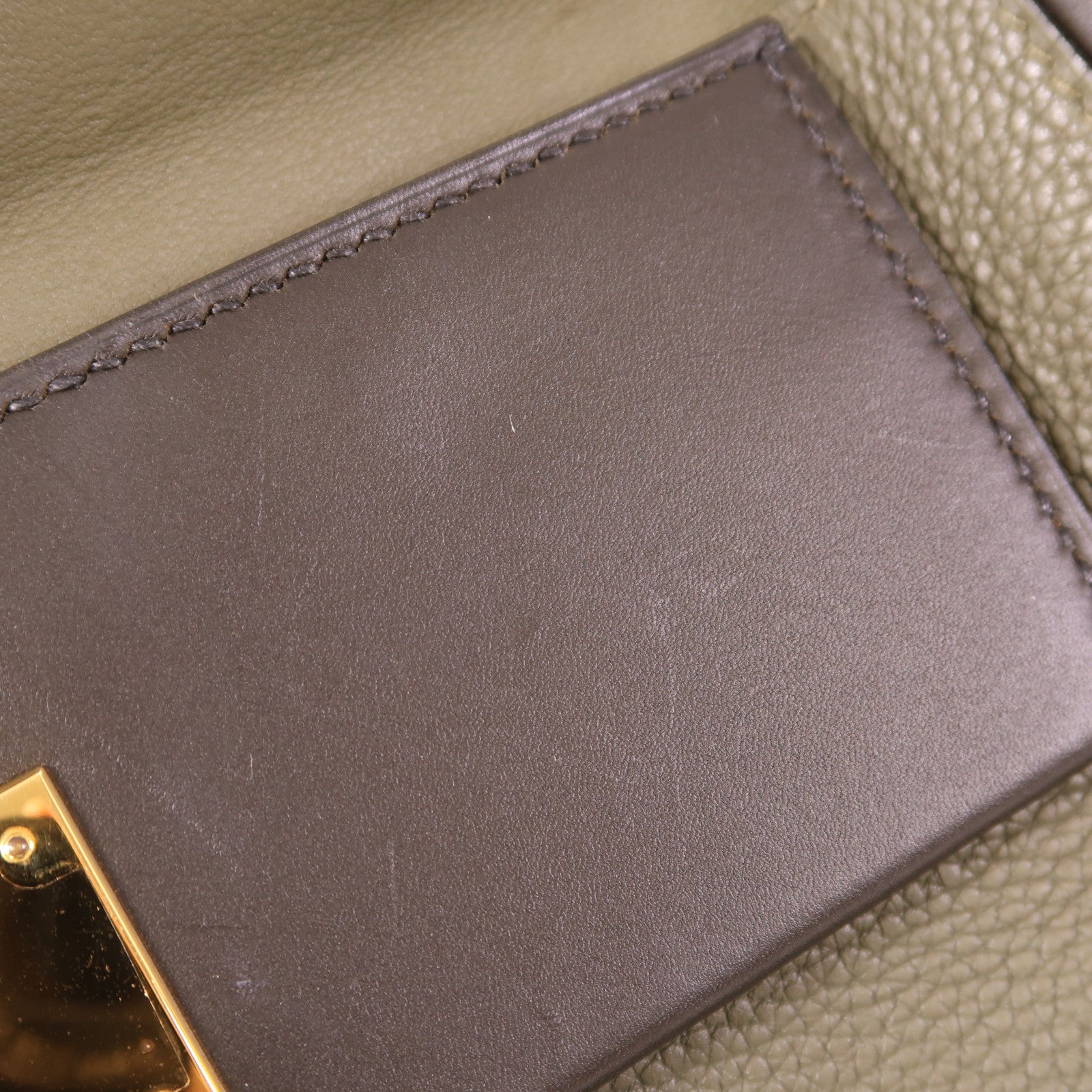 HERMES Clemence皮革24/24 29cm金扣手挽肩背兩用袋