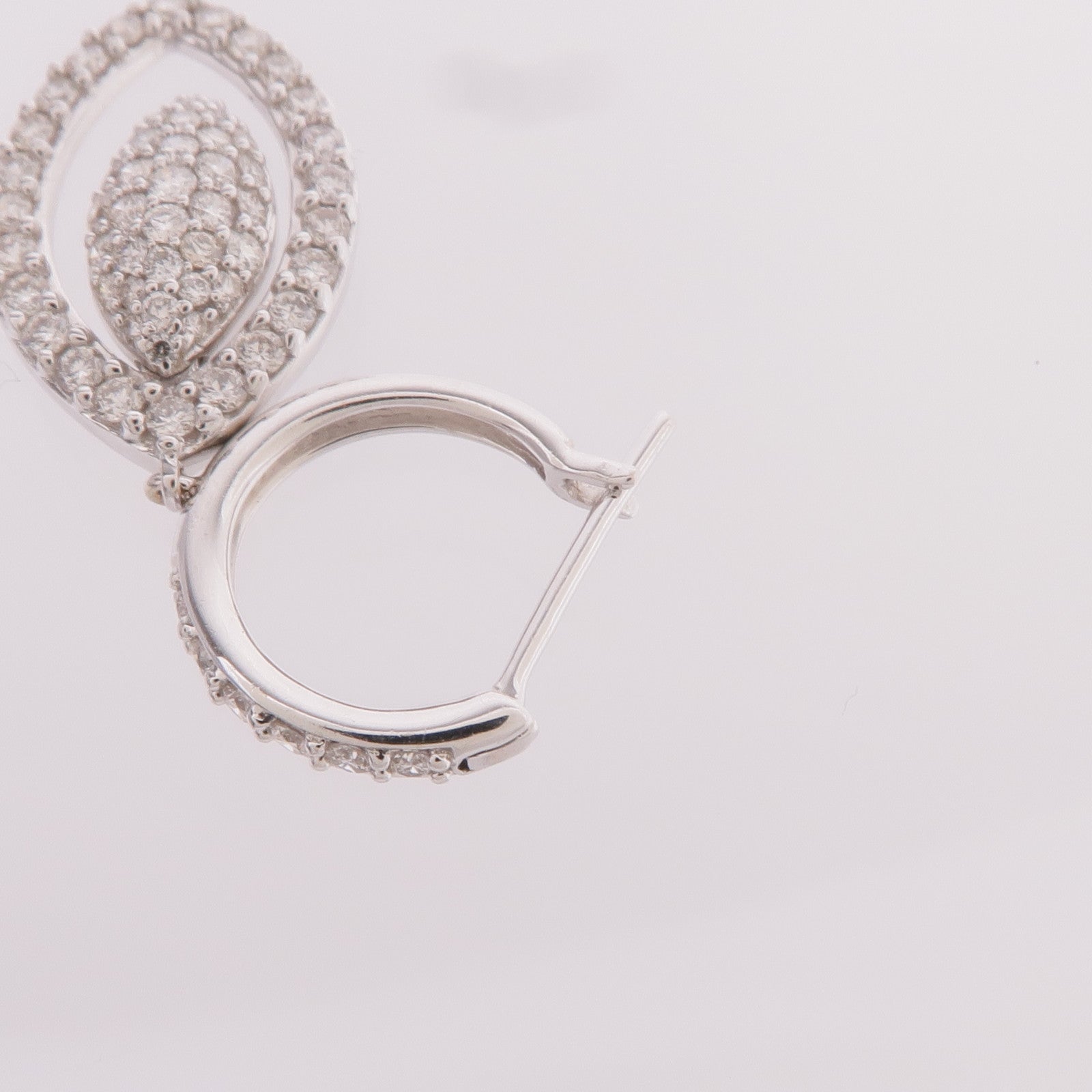 JEWELRY 18K白金Diamond Earrings鑽石耳環