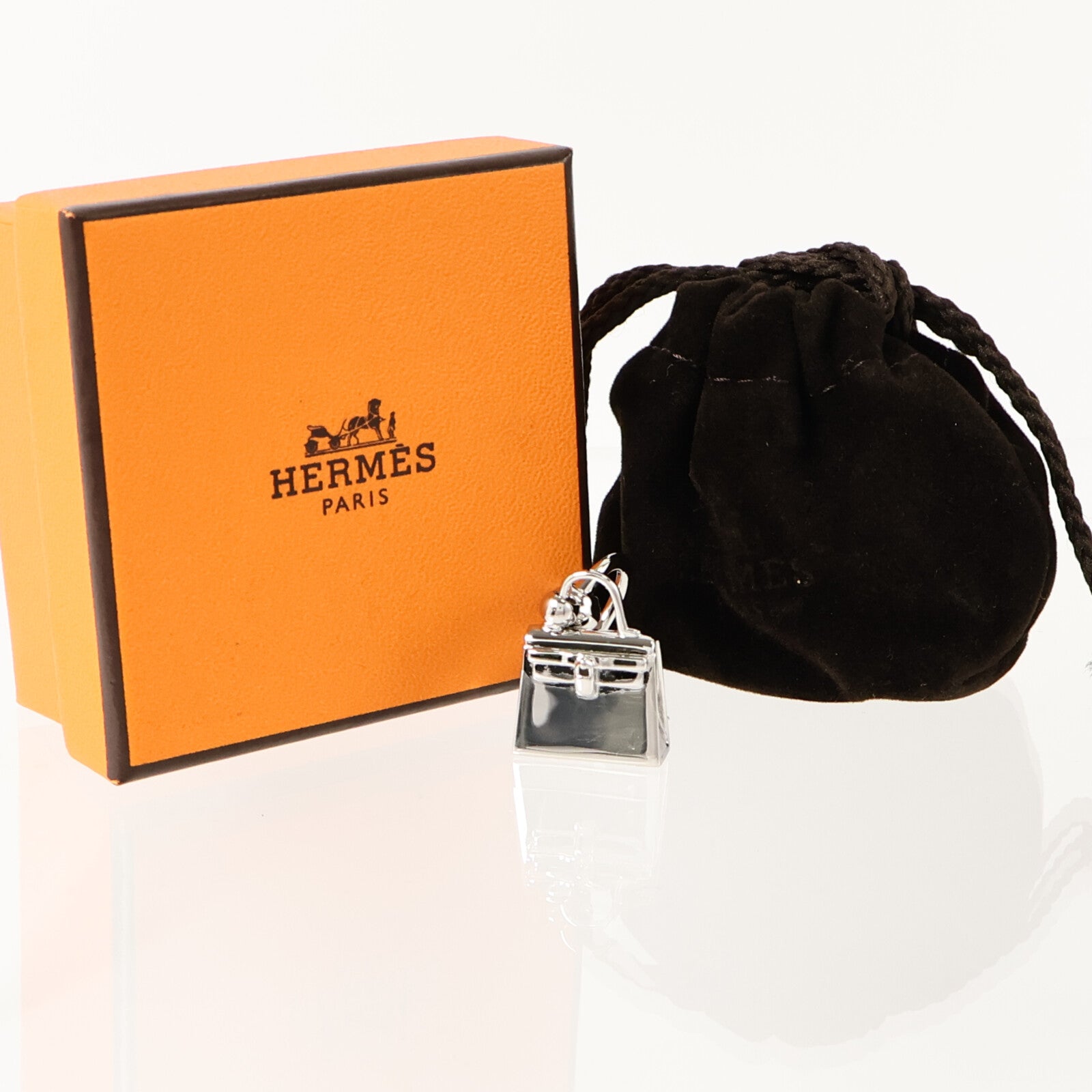 HERMES 金屬Mini Kelly Twilly Ring絲巾扣
