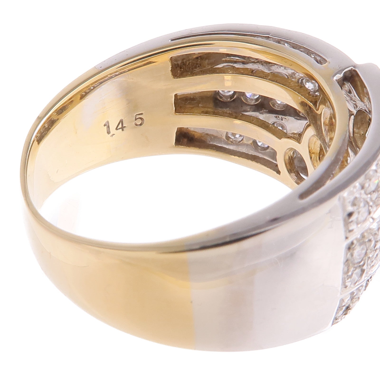 JEWELRY 18K黃金/白金Diamond Ring鑽石戒指US#6