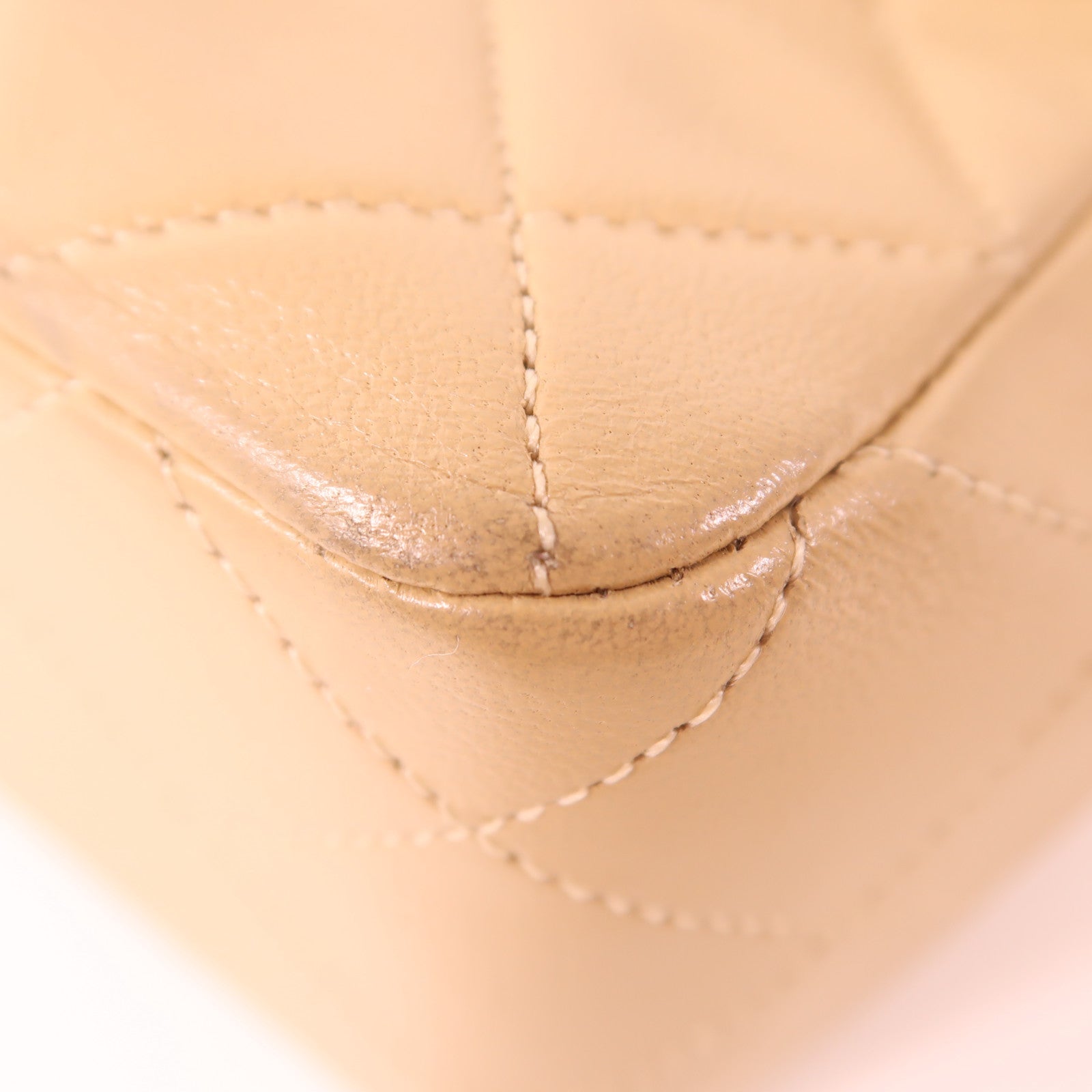 CHANEL 牛皮皮革Chain Shoulder金扣鏈帶肩背袋