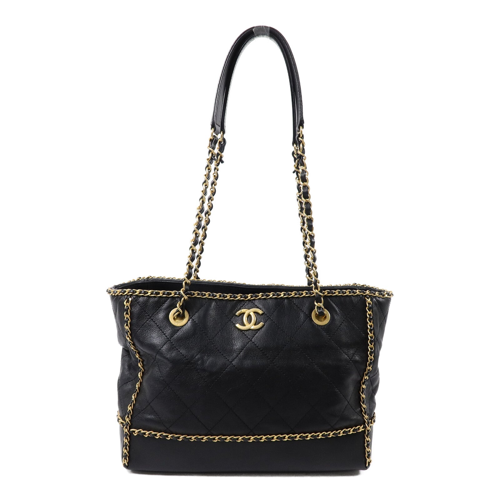CHANEL 牛皮皮革Chain Shoulder Bag肩背袋
