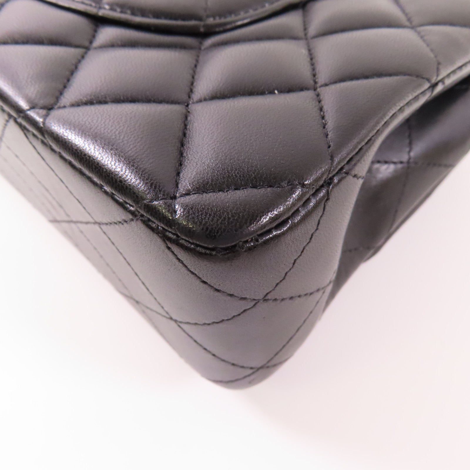 CHANEL 羊皮皮革Classic 25金扣鏈帶肩背袋