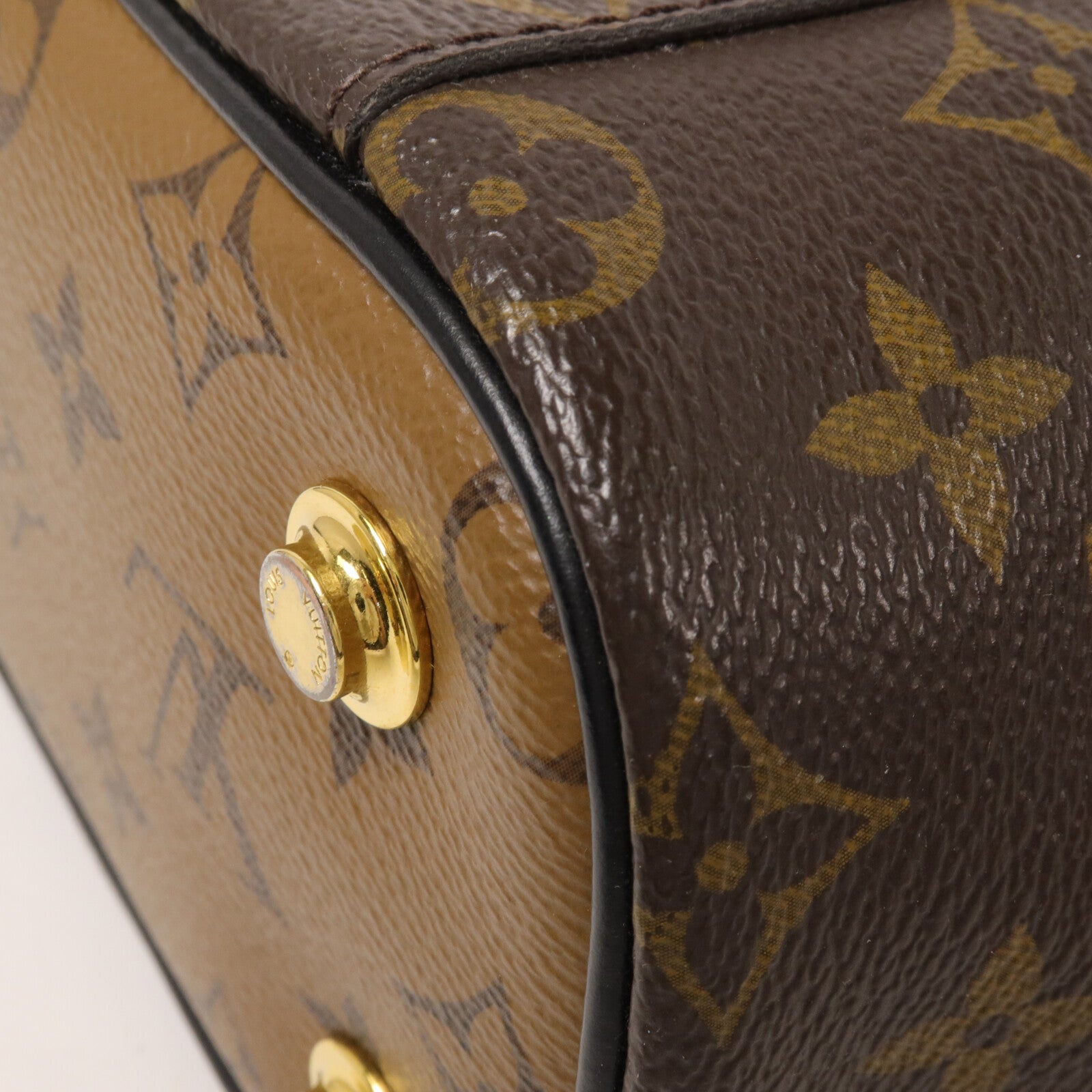 LOUIS VUITTON Monogram Reverse Vanity PM鏈帶手挽肩背兩用袋