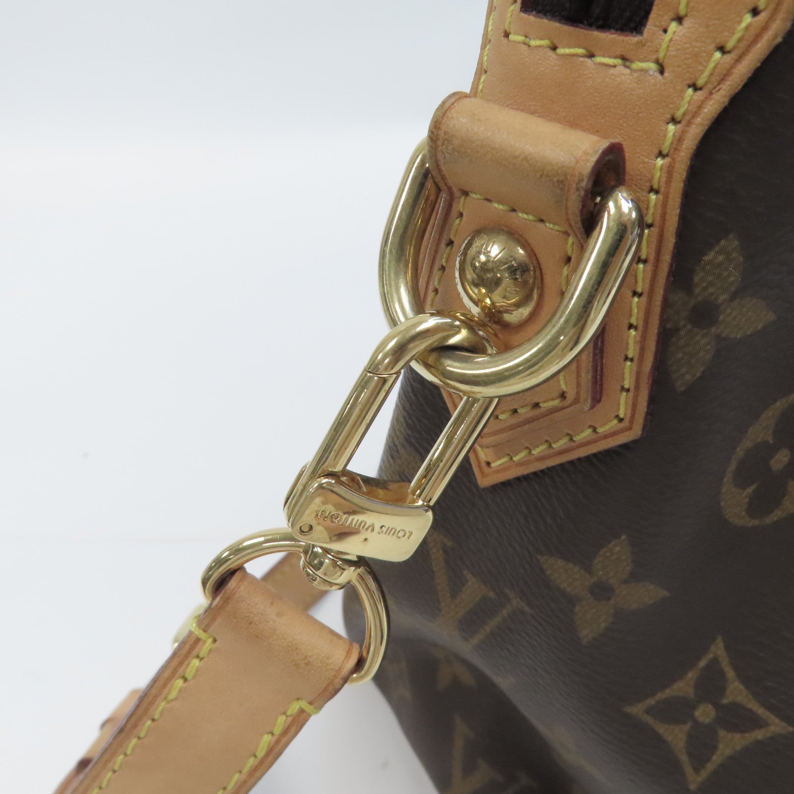 LOUIS VUITTON Monogram Retiro PM金扣手挽肩背兩用袋啡色